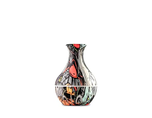 mobigon Wood Cool Mist Ultrasonic Humidifier for Room Moisture, Aroma Diffuser for Home, 200ml Essential Oil Diffuser with 7 Colorful Night Light, Auto Shut-Off, Home, Office, car (Style 3)