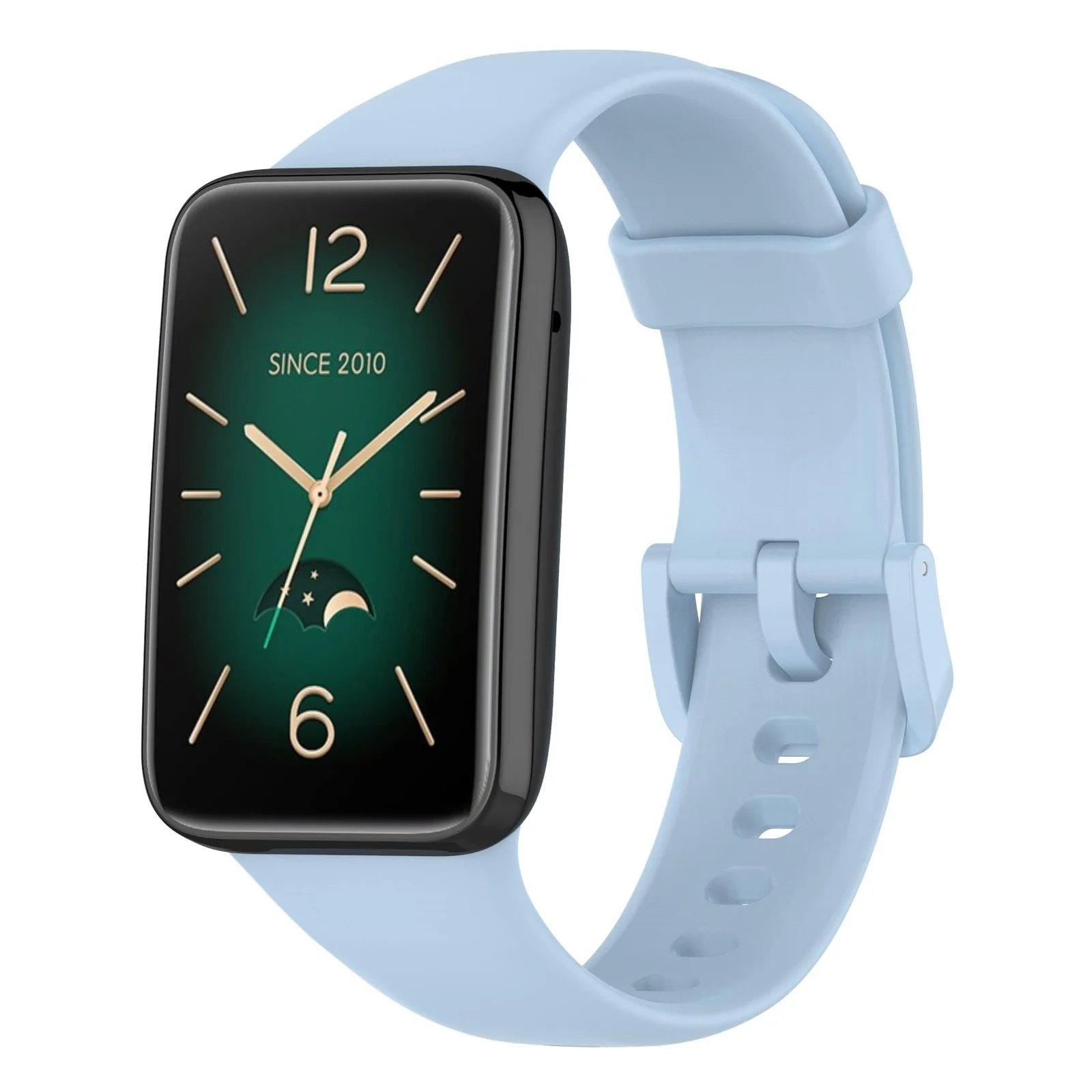 DL3 Mobilak Bands Compatible with Xiaomi Mi Band 7 Pro Watch Replacement Soft Durable Colourful Silicone Watch Band Sports Strap Wristband for Mi Band 7 Pro Smartwatch Accessories - Sky Blue