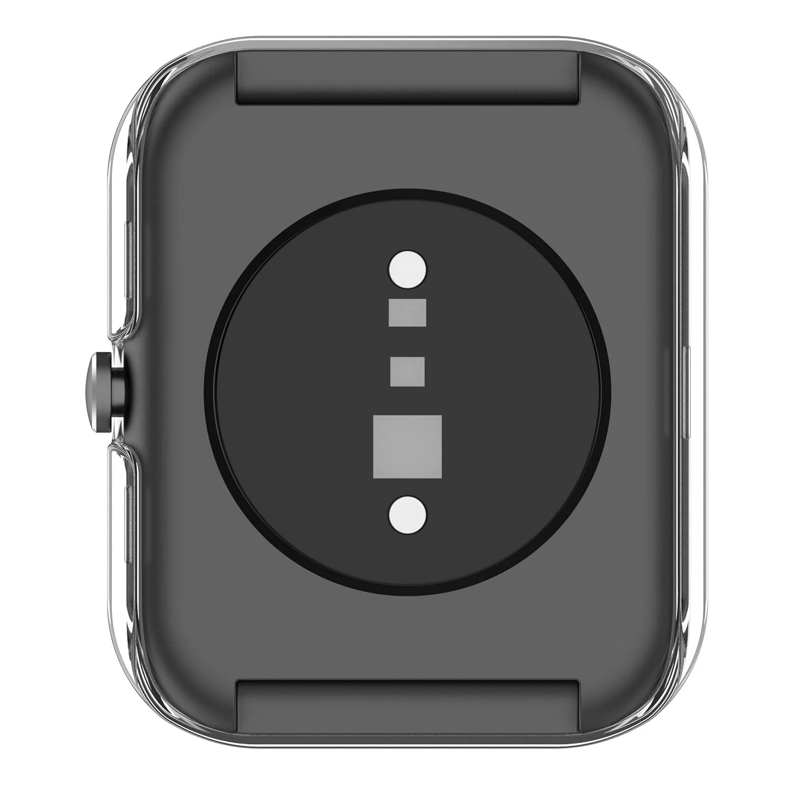 DL3 MOBILAK Full-Coverage Watch Case with Tempered Glass for Amazfit Bip 3 / Bip 3 Pro, Clear
