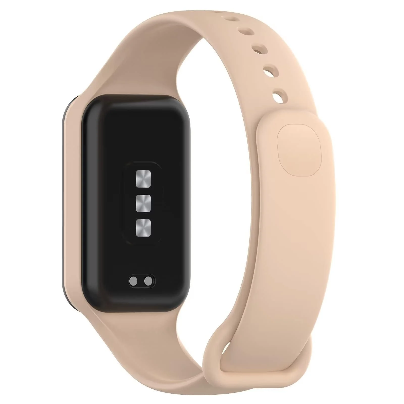 DL3 MOBILAK Smart Watch Strap for Xiaomi Redmi Band 2, Sport Silicone Watch Band Wrist Strap, Replacement Bracelet Wristband Wrist Strap for Xiaomi Redmi Smart Band 2 Accessories - Pink Sand