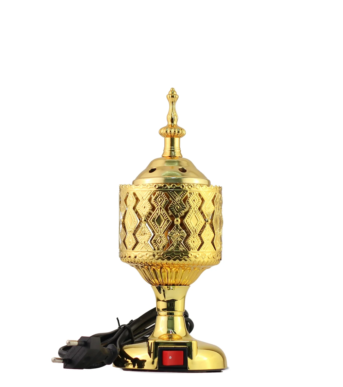 Mobigon Arabian Electric Incense Burners metal Vintage Arabic Burner, Middle Eastern Incense Holder- Electric Incense Burner Bakhoor Suitable For Arabian Oud, Home, Hotel Decor - Style 11