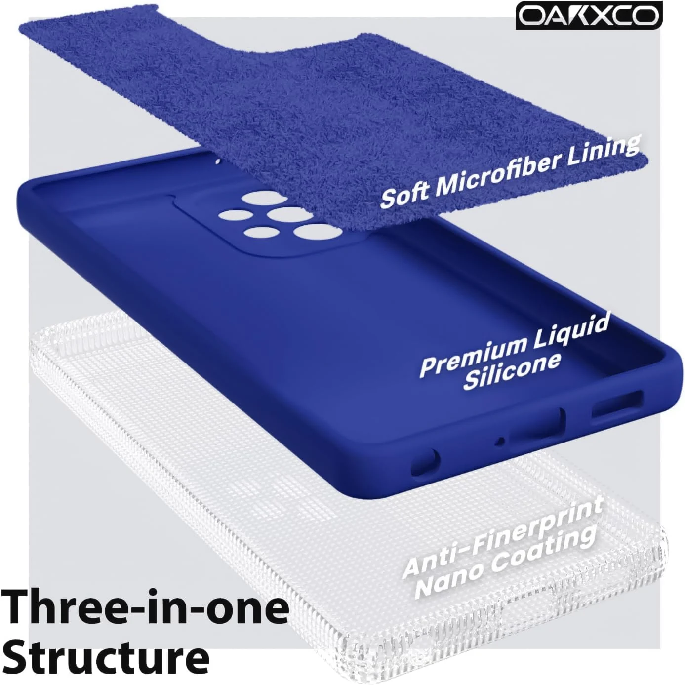 DL3 Mobilak Liquid Silicone Protective Case with Soft Microfiber Lining with Full Camera Protection for Samsung Galaxy A23 5G / 4G - Pepsi
