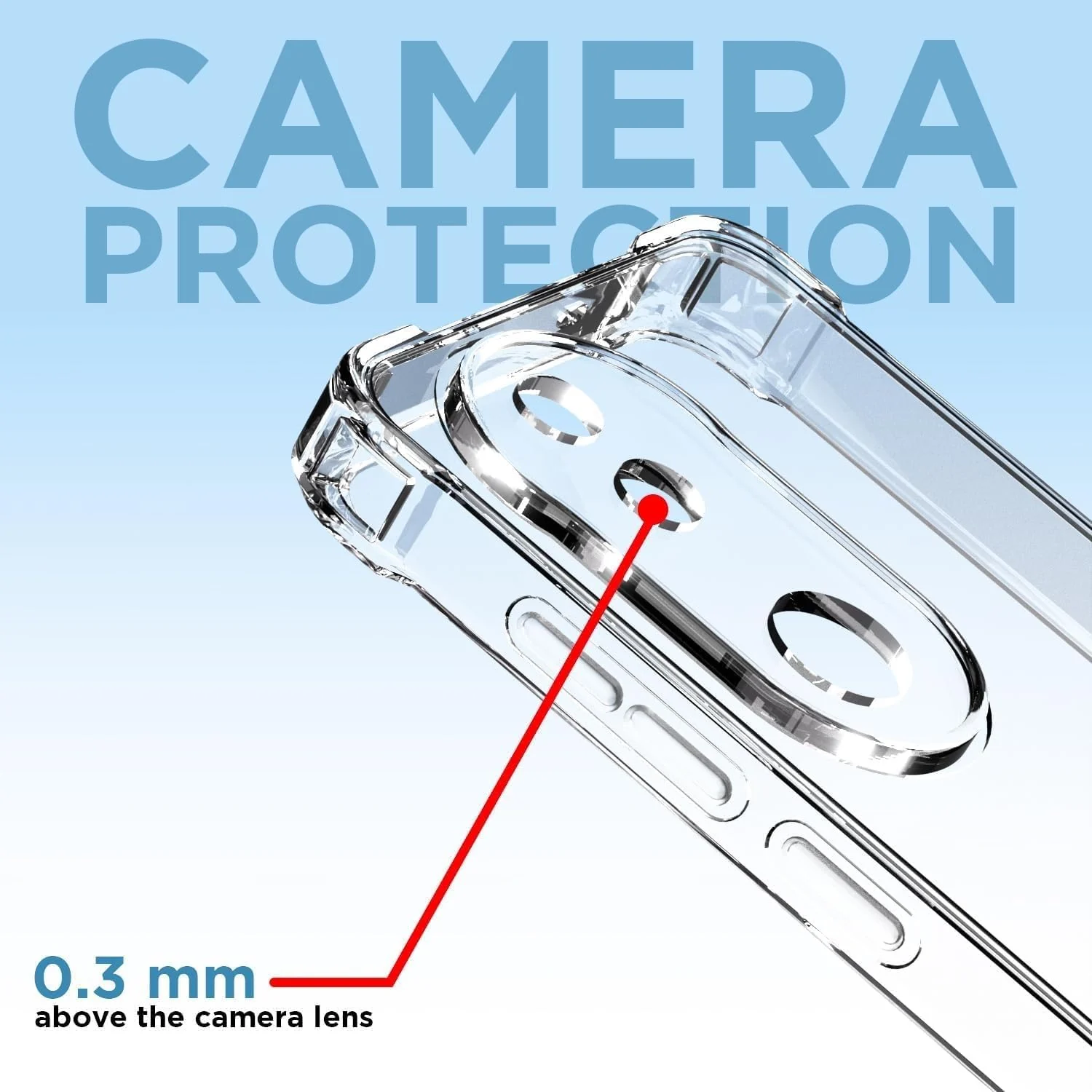 DL3 Mobilak Case Compatible with Vivo V50 5G, Cover Silicone Transparent TPU Gorilla Anti-shock Protector Camera Shockproof Corners - Clear