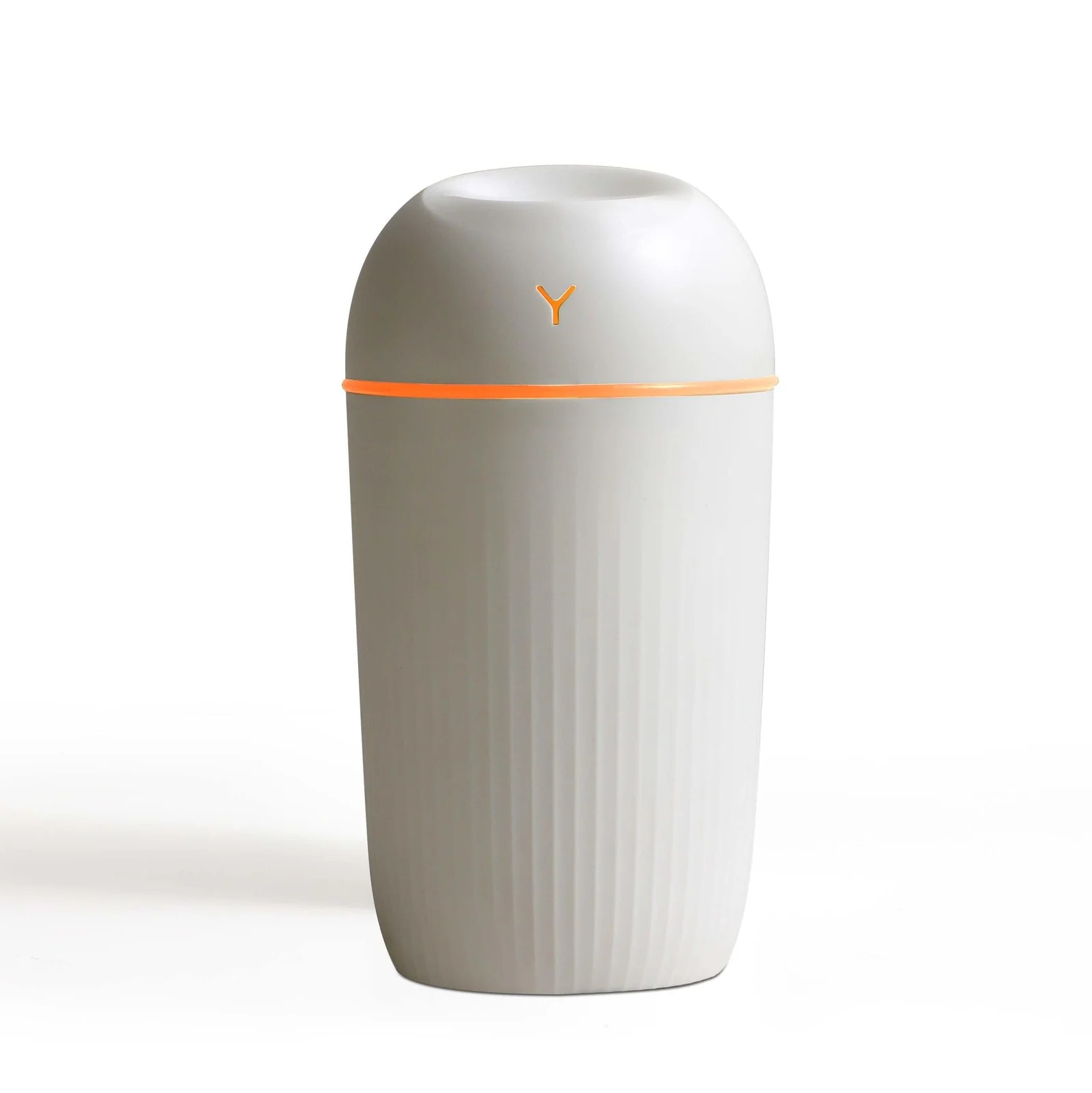 Mobigon Wood Cool Mist Ultrasonic Humidifier for Room Moisture, Aroma Diffuser for Home, 400ml Essential Oil Diffuser with 7 Colorful Night Light, Auto Shut-Off, Home, Office - White