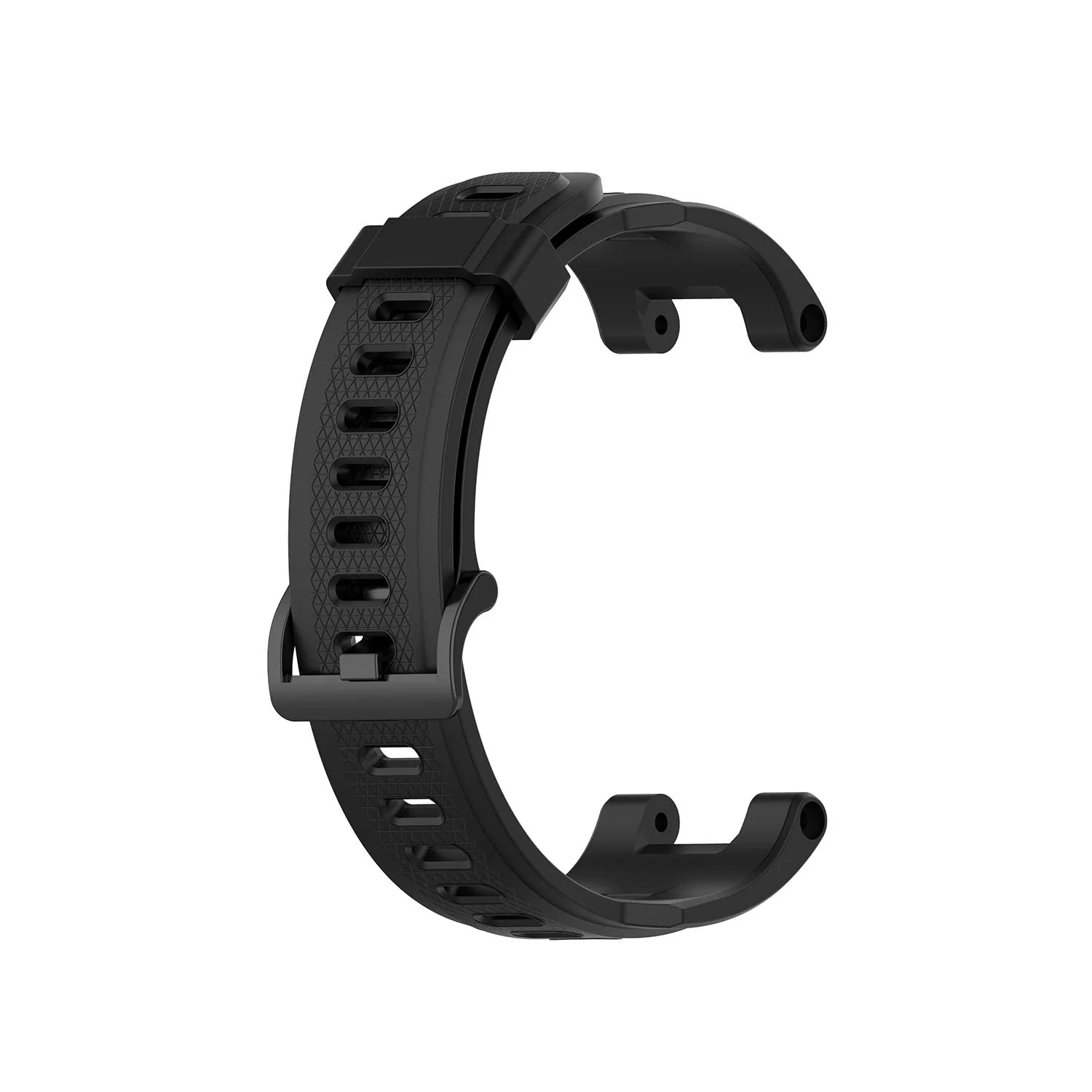 DL3 Mobilak Band Compatible with Amazfit T-Rex/T-Rex Pro Band Soft Silicone Wristbands Replacement Bracelet for Amazfit T-Rex/T-Rex Pro Sport Strap Smart Watch Accessories-with Install Tools - Black