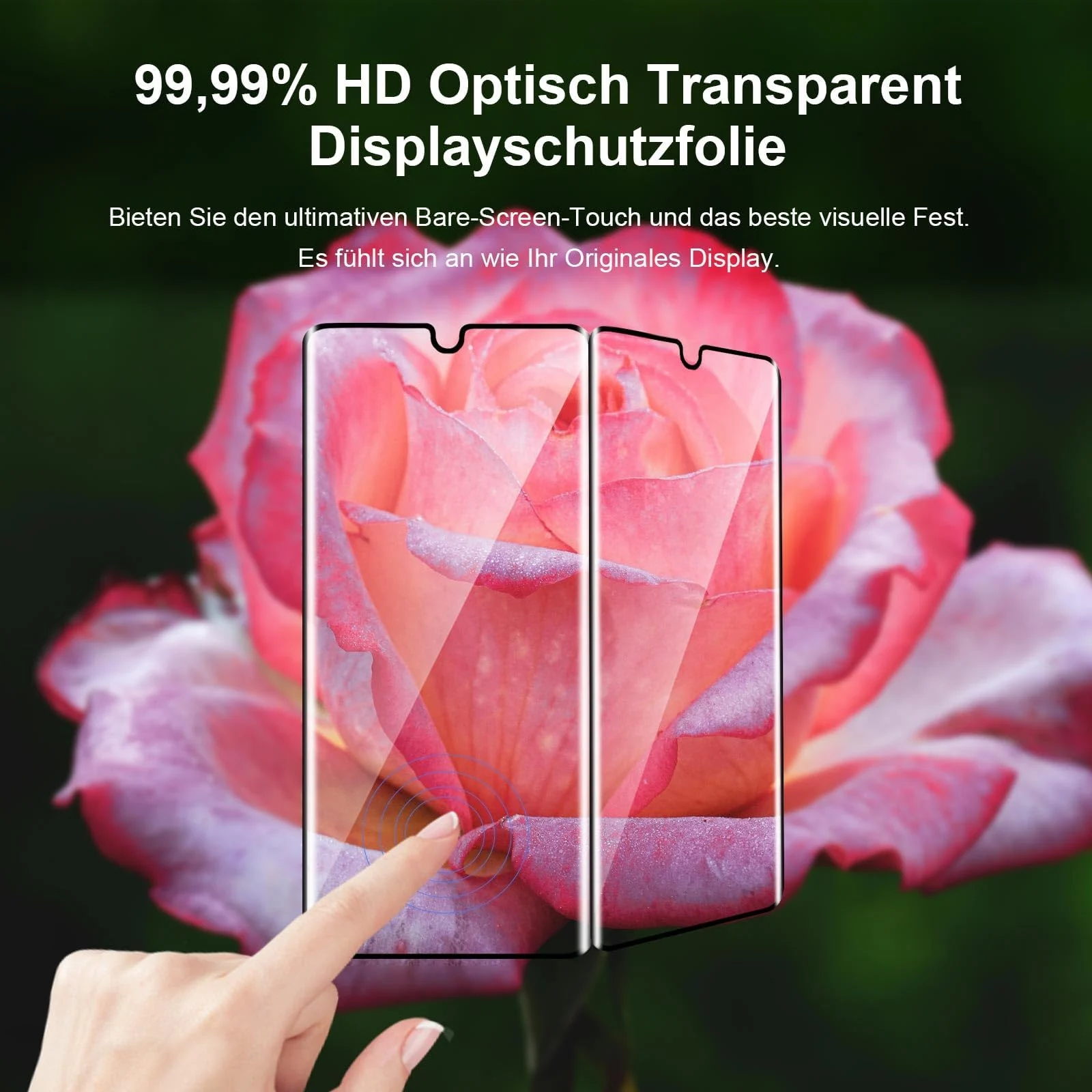 DL3 Mobilak Screen Protector for Xiaomi Mi Note 10 Pro/Mi Note 10 Lite/Mi Note 10, Tempered Glass Screen Saver Premium HD Protective, Scratch Resistant, NO-Bubble, 9H Hardness, Full Coverage Film - Clear