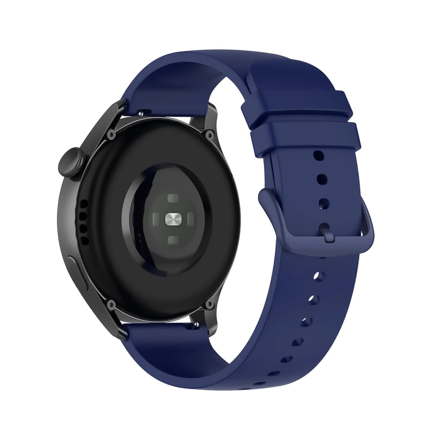 DL3 Mobilak Silicone Buckle Band 22MM Strap For Xiaomi Redmi Watch 5 Active/5 Lite/Samsung Galaxy Watch 3 45mm/Watch 46mm/Gear S3/Huawei watch GT5 GT4 GT3 GT2 GT 46MM/GT2E/GT3 Pro GT 5 Pro - Blue