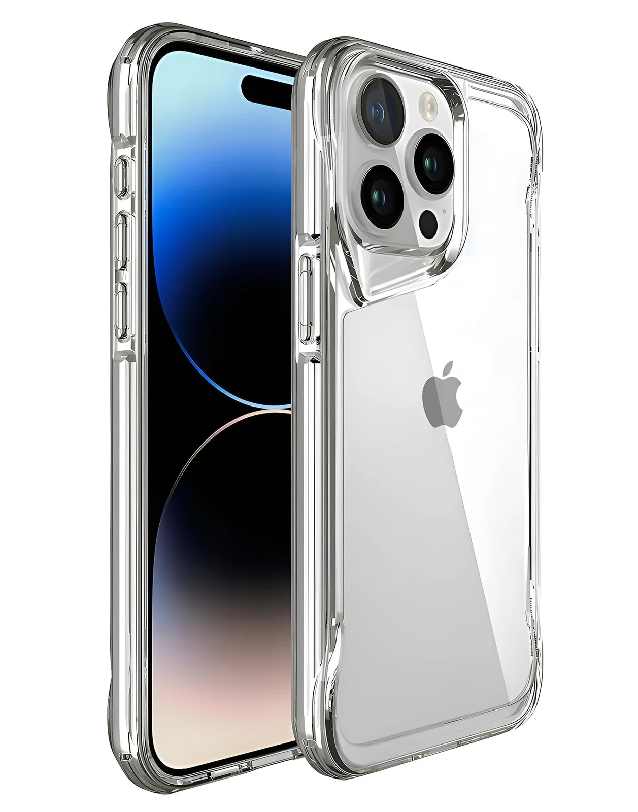 DL3 Mobilak Clear Protective Case for iPhone 12, iPhone 12 Pro - Clear