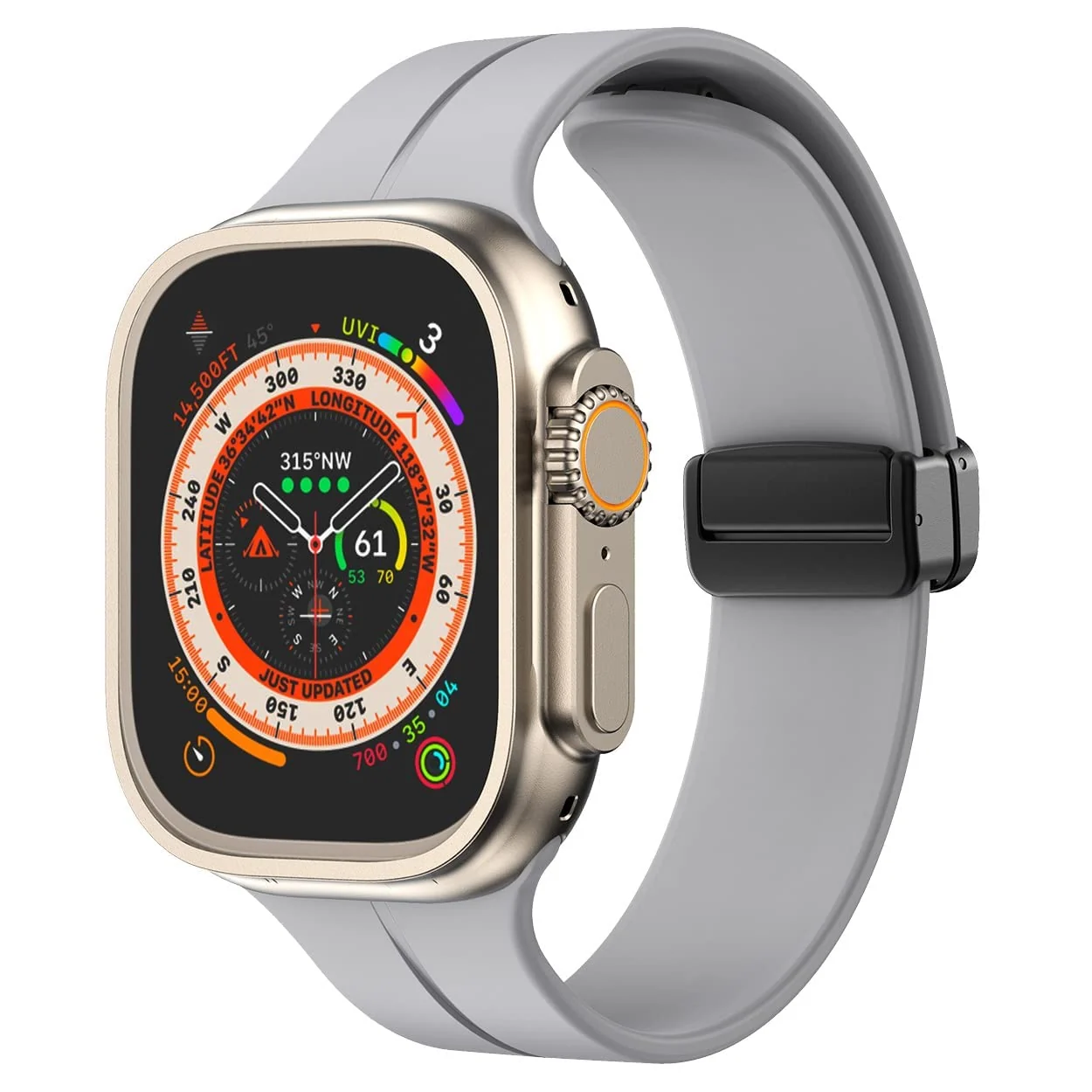 38mm/40mm/41mm — DL3 Mobilak Magnetic Bands for Apple Watch Ultra/Ultra 2 Band 38MM/40MM/41MM, Soft Sport Silicone Strap for iwatch Series 9/8/7/6/5/4, unisex-adult