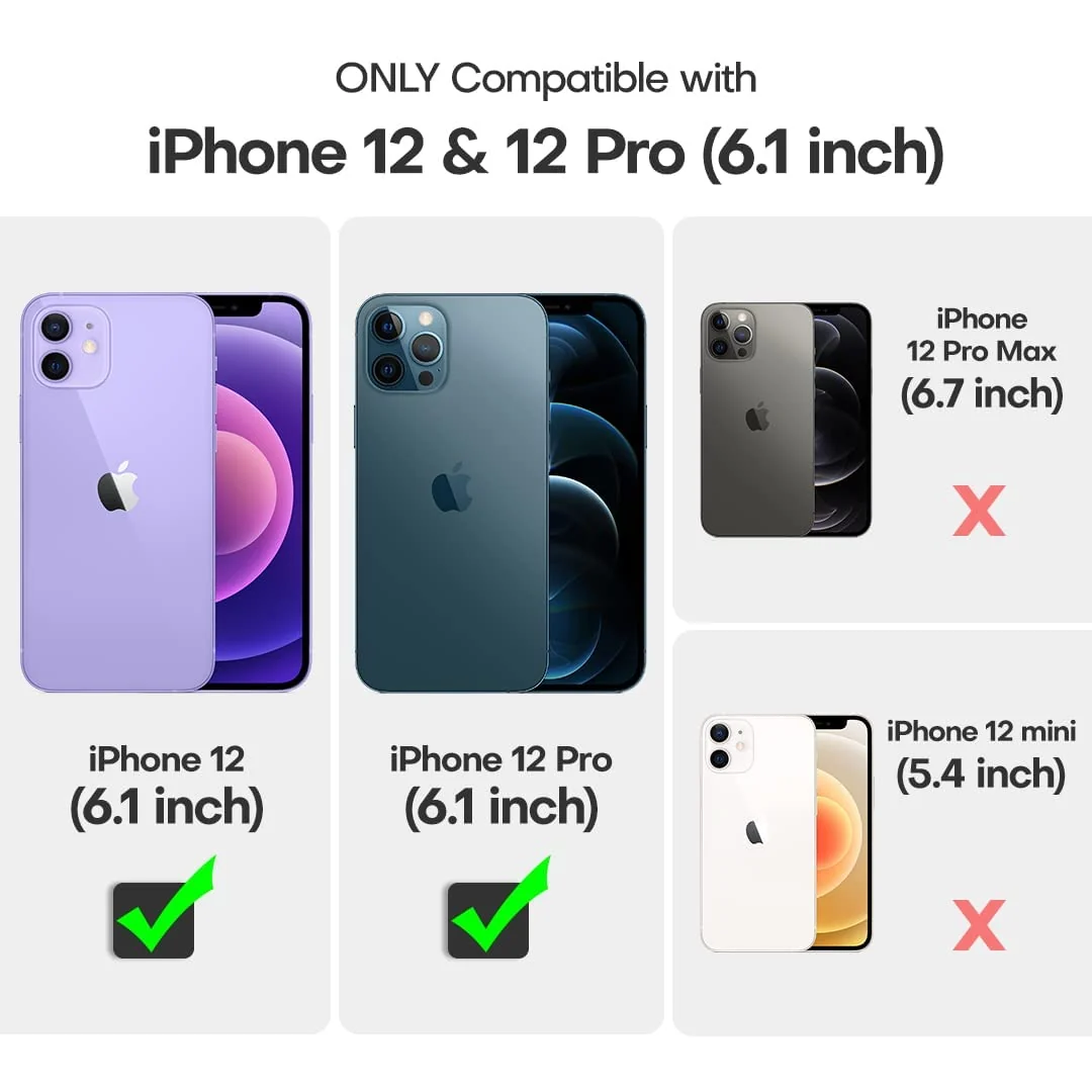DL3 Mobilak Liquid Silicone Protective Case with Soft Microfiber Lining for iPhone 12 / 12 Pro (6.1 Inch) - Wine Red