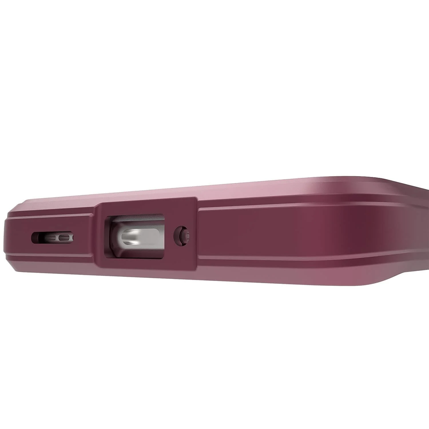 DL3 Mobilak Soft Silicone Protective Case for OPPO Find X5 with Camera Protection and Shockproof Design - Wine Red
