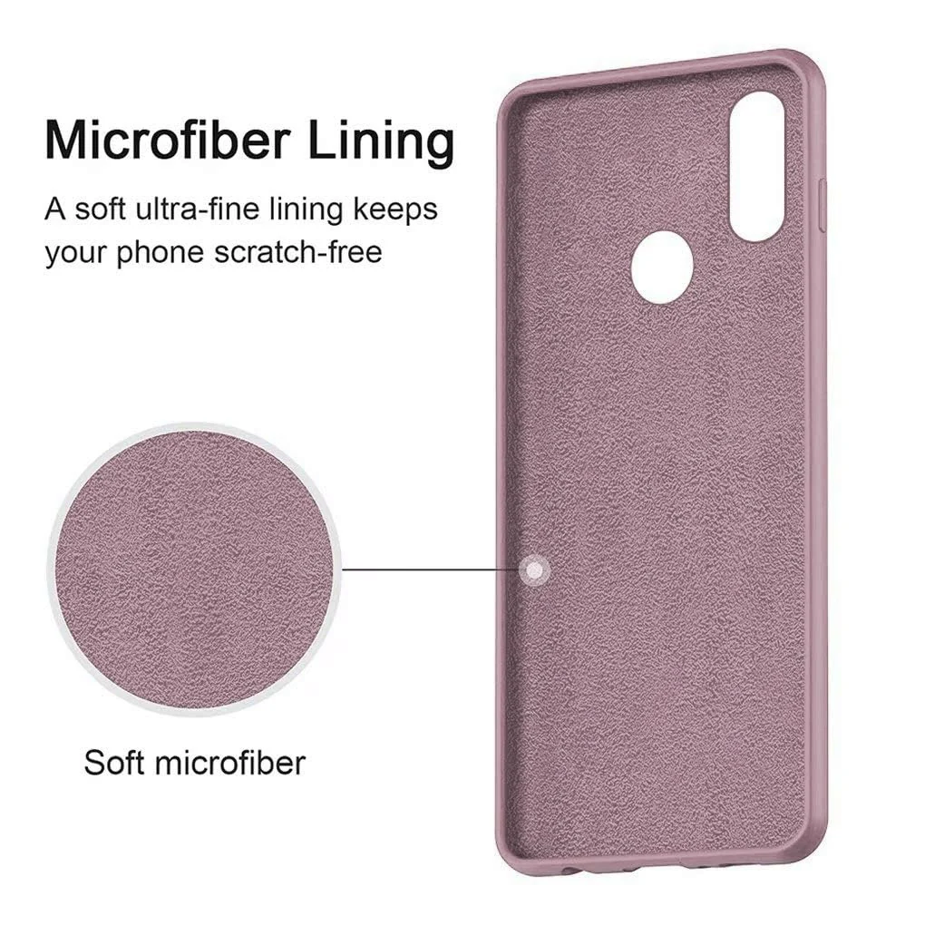 DL3 Mobilak Silicone Protective Case for Huawei nova 3i, Shock-absorbing protection, Scratch-resistant surface, Soft microfiber lining - Cashmere