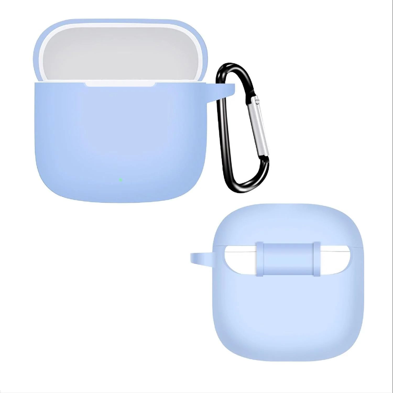 DL3 Mobilak Silicone Case Compatible with Huawei Freebuds SE 2 Earbuds, Soft Silicone Protective Case Cover, Shockproof Sleeve with Carabiner - Baby Blue