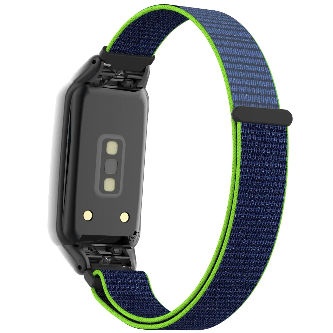 DL3 Mobilak Nylon Band for Honor Band 6/Huawei Band 6 Pro/Huawei Band 6, Nylon Watch Strap Sport Wristband Soft Replacement Watch Strap Adjusable Wrist for Women Men - Neon Lime