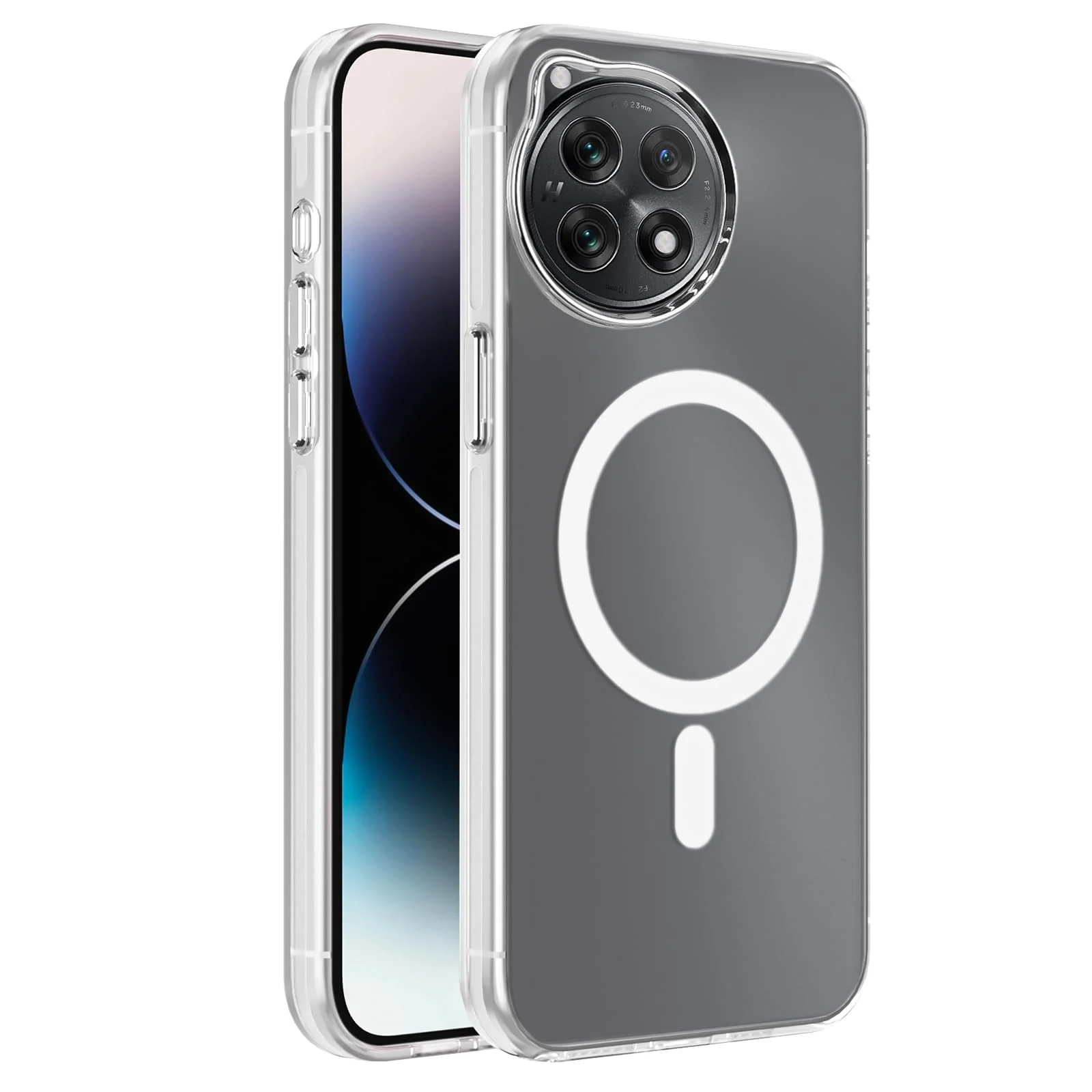 DL3 Mobilak Case For OnePlus 12R / OnePlus Ace 3 Case Crystal [Not Compatible with MagSafe] Soft TPU Gel Case Flexible Silicone Anti-Scratch TPU Cover - Clear