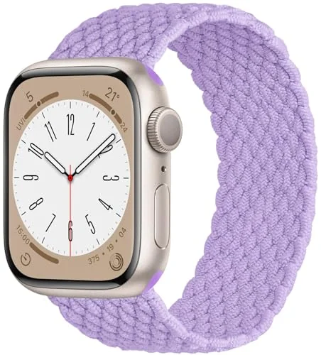 Medium — DL3 Mobilak Braided Solo Loop Band For Apple Watch Band 49mm 45mm 44mm 42mm, Replacement Wristband Nylon Strap for iWatch Series SE 9/8/7/6/5/4/3/2/1/Ultra/Ultra 2 (Medium)