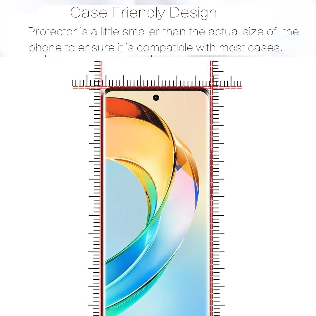 DL3 Mobilak Screen Protector for Honor X9b, Tempered Glass Screen Saver Premium HD Protective, Scratch Resistant, NO-Bubble, 9H Hardness, Full Coverage Film - Clear