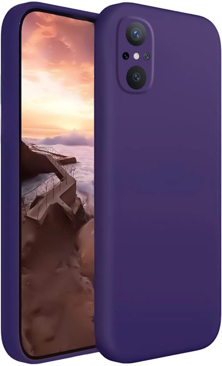 Dl3 Mobilak Huawei nova 9 SE Case,Soft Flexible Silicone Gel Rubber Bumper Cover,Slim Fit Full Body Shockproof Protective Phone Case (Light Purple)