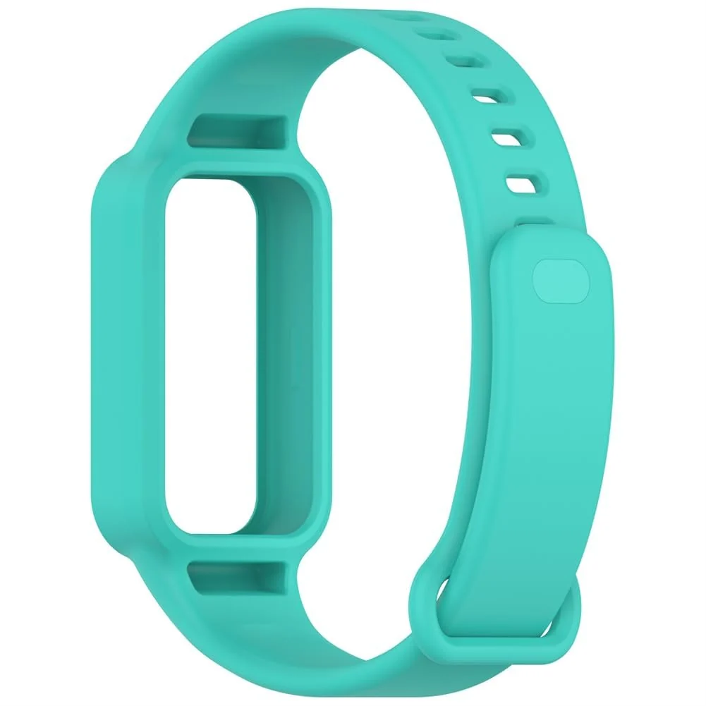 DL3 Mobilak Compatible with Xiaomi Smart Band 9 Active/Xiaomi Redmi Smart Band 3 Replacement Silicone Wrist Strap Bracelet Band Soft And Durable Watch Accessories - Mint Green
