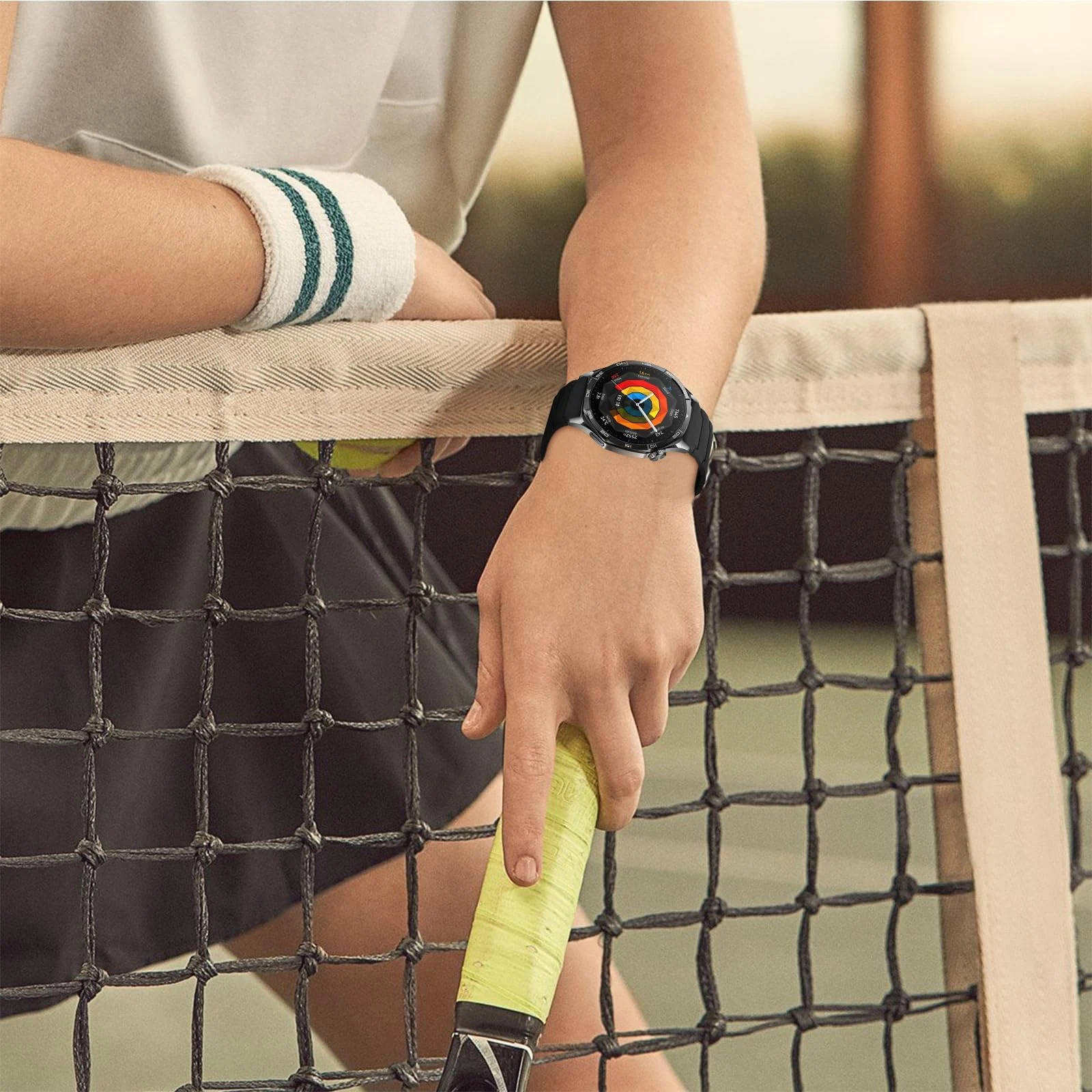 DL3 Mobilak 22mm Silicone Magnetic Strap for Xiaomi Redmi Watch 5 Active/5 Lite/Samsung Galaxy Watch 46mm/Watch 3 45mm/Gear S3/Huawei watch (GT6 GT5 GT4 GT3 GT2 GT 46MM)/GT2E/GT6 Pro/GT 5 Pro/Amazfit GTR4/Bip 6 - A-black
