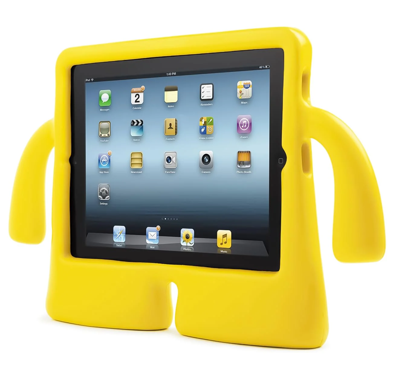 DL3 Mobilak Kids Case for iPad Air 5th/4th Generation, iPad 10th Generation Case 10.9'', iPad Pro 11 Inch Case 2022 2021 2020 Case Shockproof Heavy Duty Cute Cover for Boys Girls - Yellow