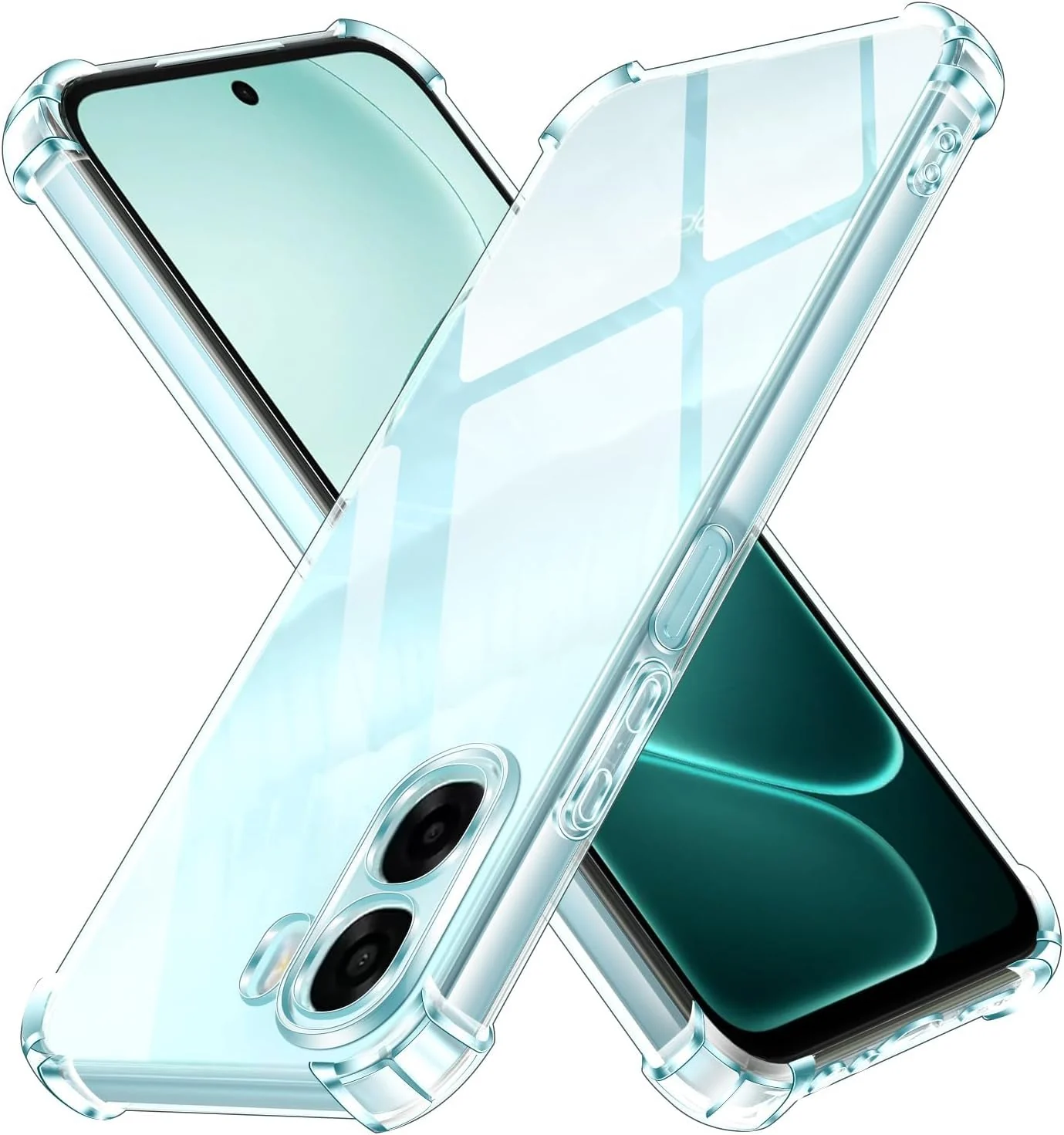DL3 Mobilak Clear TPU Case for OPPO A6X 4G / 5G, Camera protection, Shock-absorbing protection, Scratch-resistant surface - Clear