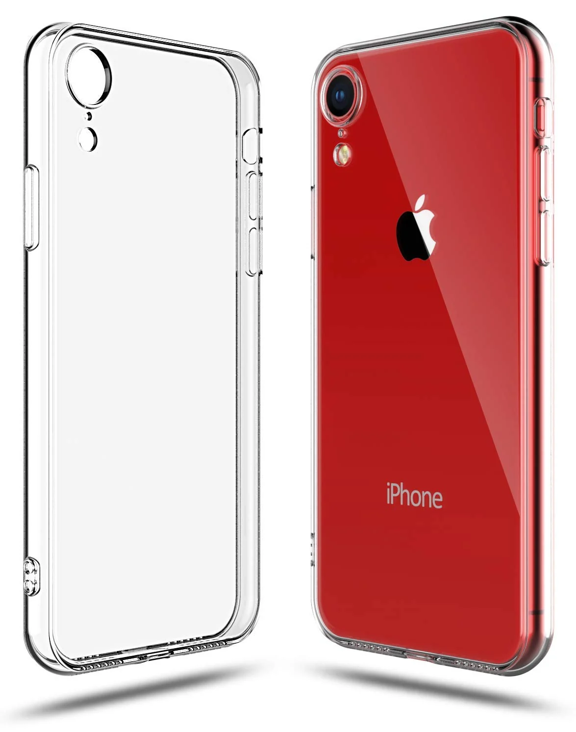 DL3 Mobilak Generic Case Compatible with iPhone XR Case Crystal Soft TPU Gel Case Flexible Silicone Anti-Scratch Camera Protection TPU Cover - Clear