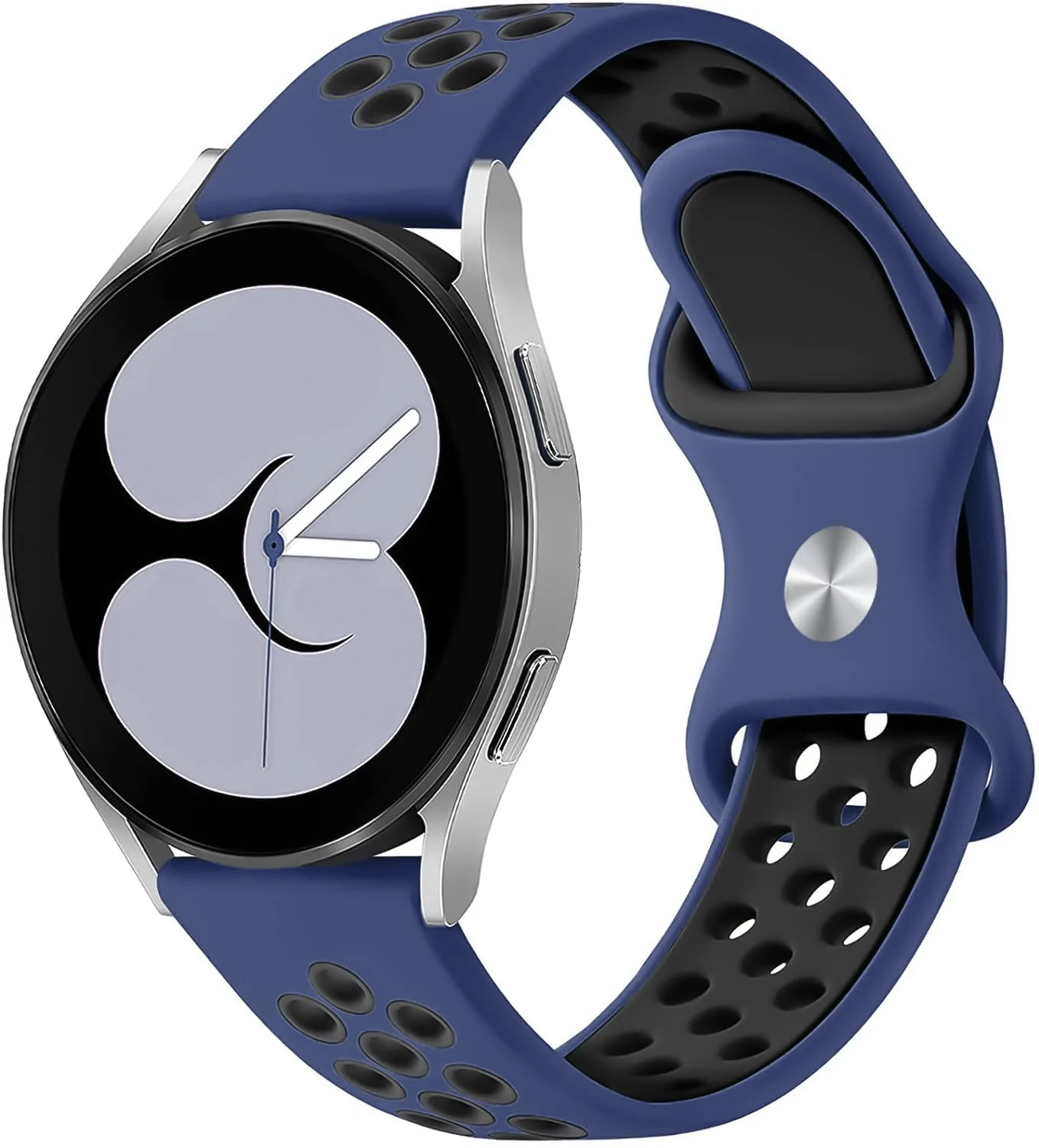 Dl3 Mobilak Silicone Sport Bands 20MM Strap For Samsung Gear Sport/Watch 4/Watch 5/Watch 5 Pro/S2 classic/active 2 40MM 44MM/Amazfit GTS 3/4/4 Mini/Bip 3/Pro/GTS 2 mini/GTS 2e/Bip U (Black & Lemon)