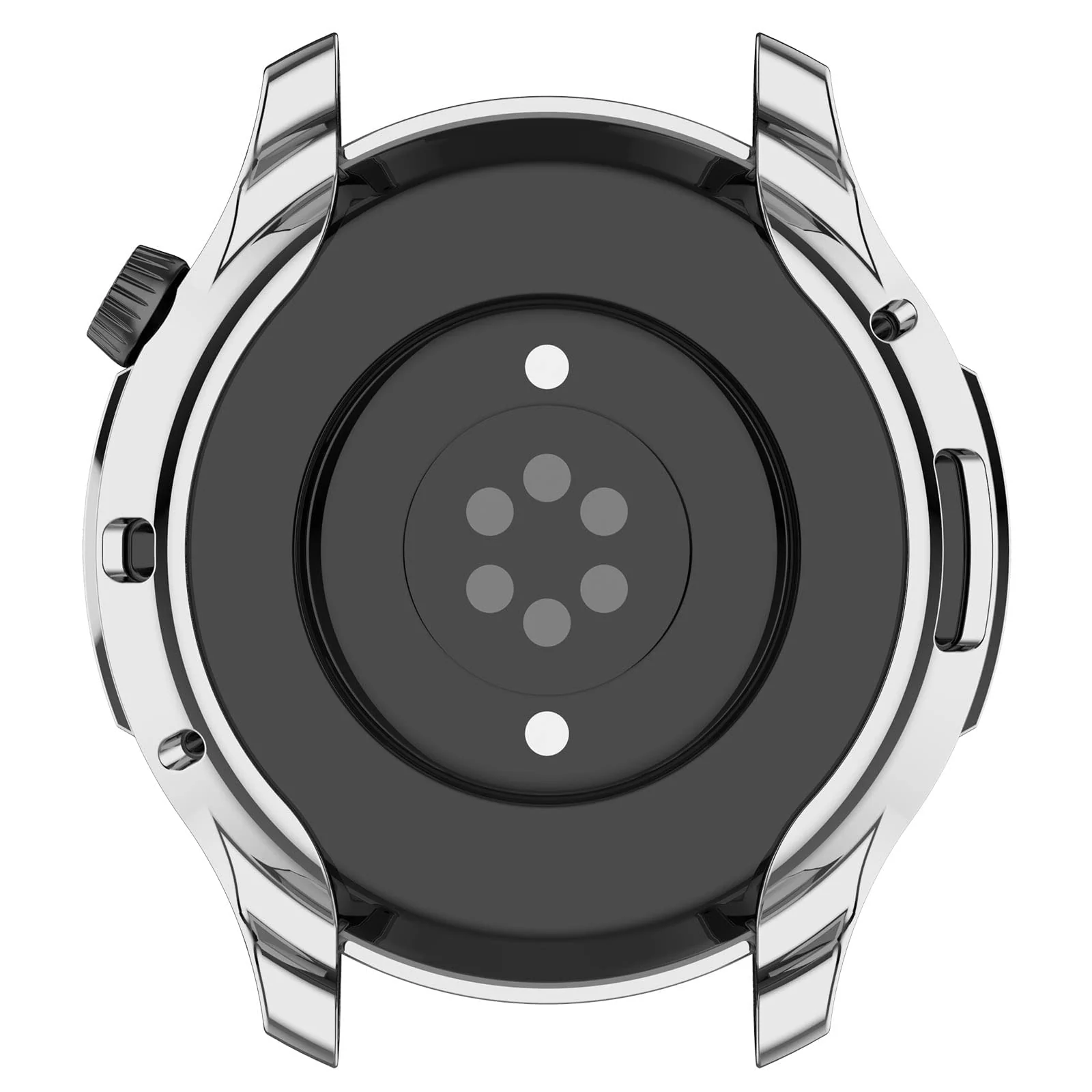 DL3 Mobilak Case Compatible with Amazfit GTR 4 / GTR4 Pro Case Watch Soft TPU Shockproof Cover Slim Guard Thin Bumper Shell Protector - Silver