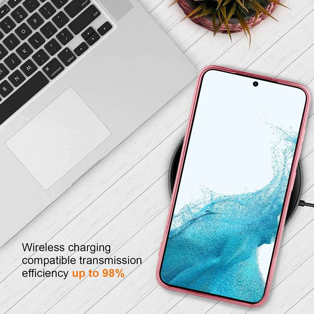 DL3 Mobilak Clear MagSafe-Compatible Magnetic Case for Huawei Mate 30 Pro with Camera Protection and Shockproof Design - Pink