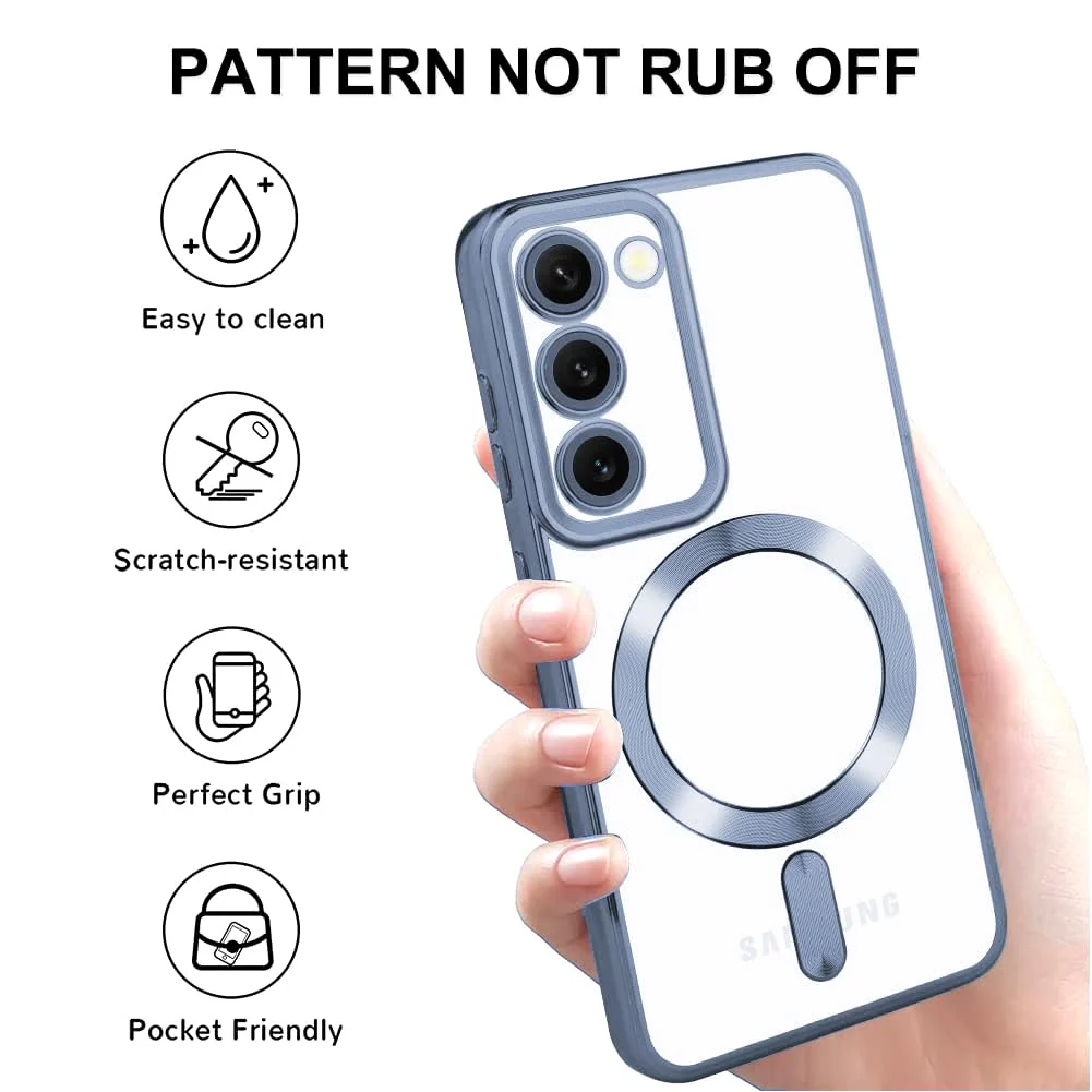 "DL3 Mobilak Clear TPU Case for Samsung Galaxy Note 20 5G (6.7""), Compatible with MagSafe accessories, Supports wireless charging, Camera protection - Sierra Blue"