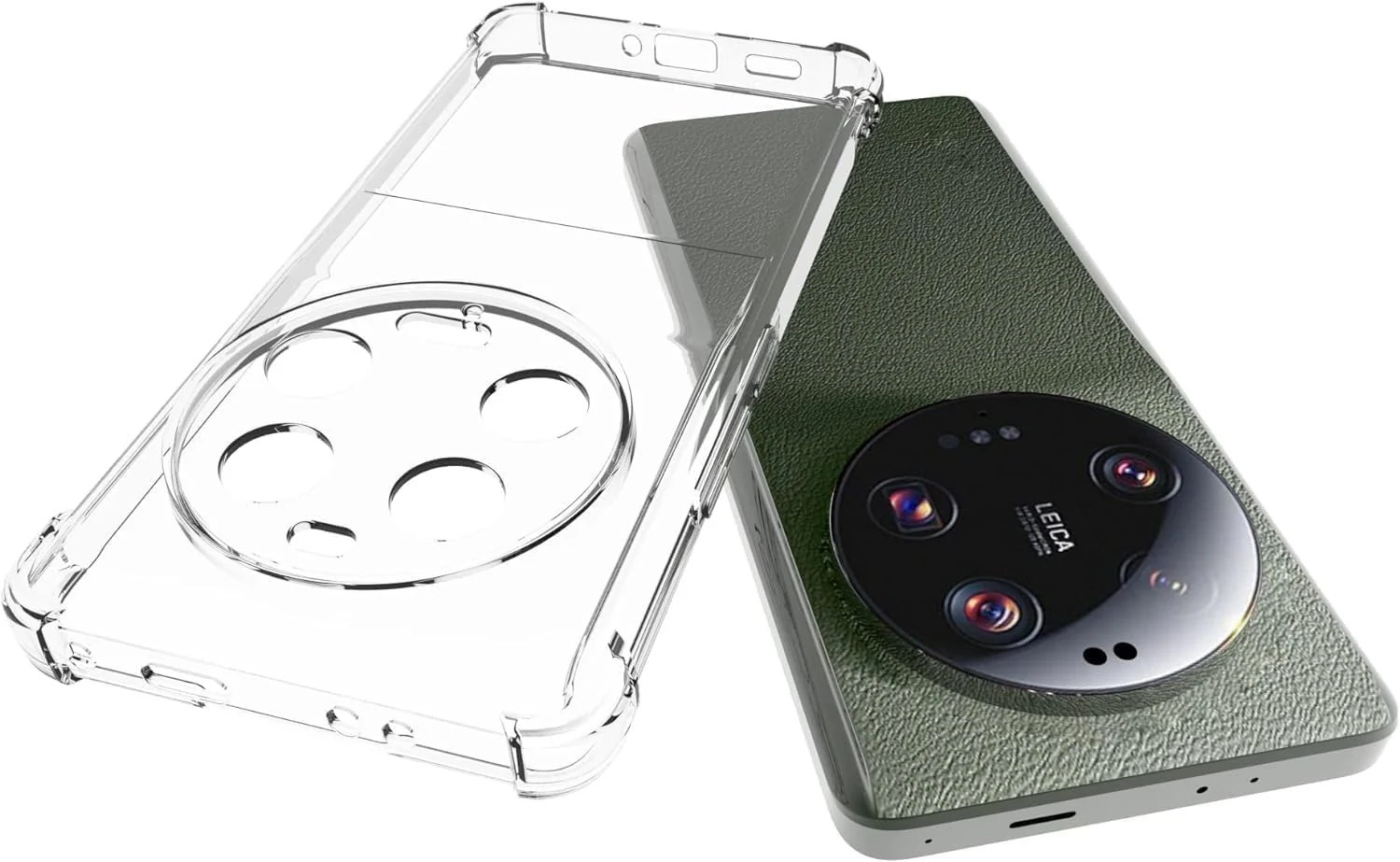 DL3 Mobilak Clear TPU Protective Case for Xiaomi Mi 13 Ultra with Camera Protection and Shockproof Design - Clear