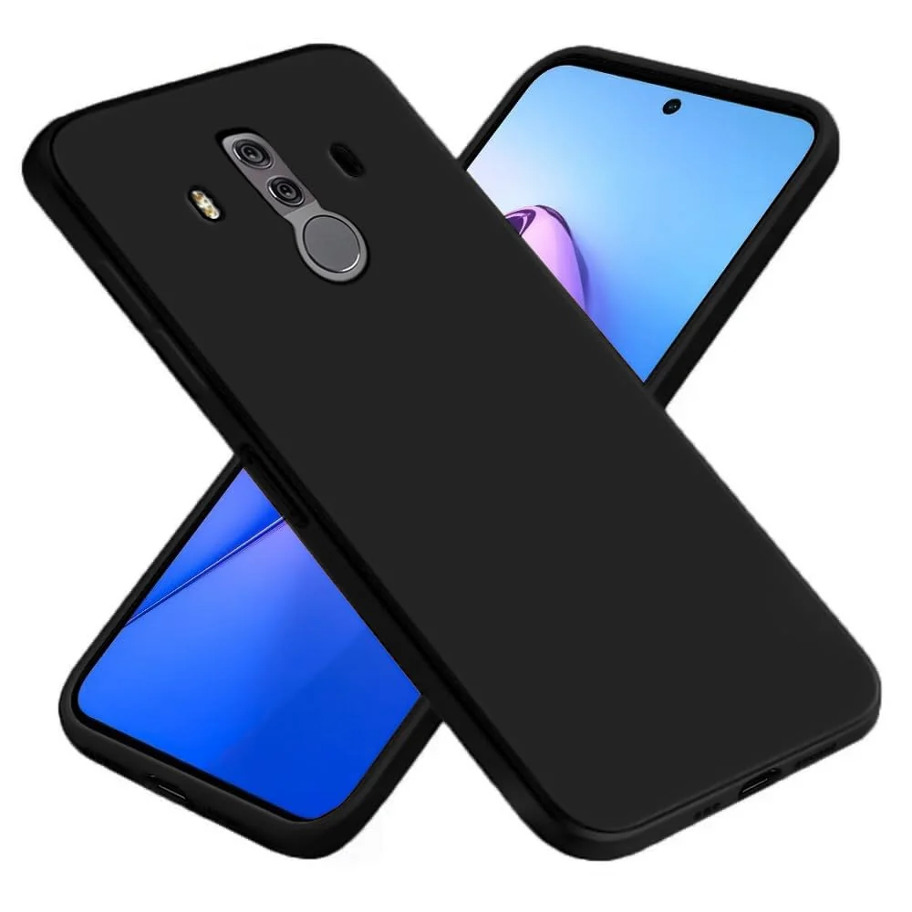 Dl3 Mobilak Huawei Mate 10 Pro Case,Soft Flexible Silicone Gel Rubber Bumper Cover,Full Body Shockproof Protective Phone Case (Cashmere)