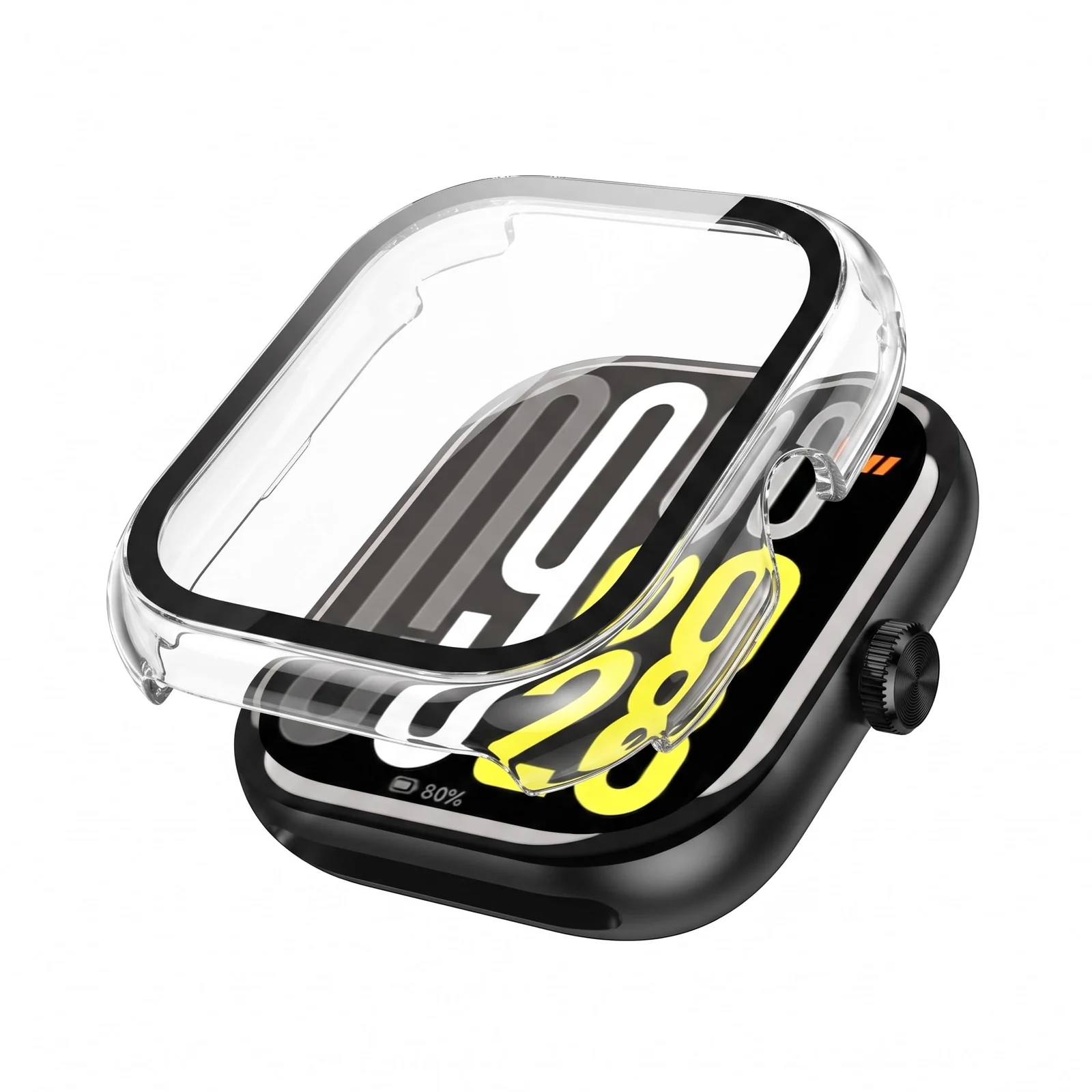 DL3 MOBILAK Full-Coverage Watch Case with Tempered Glass for Xiaomi Redmi Watch 5