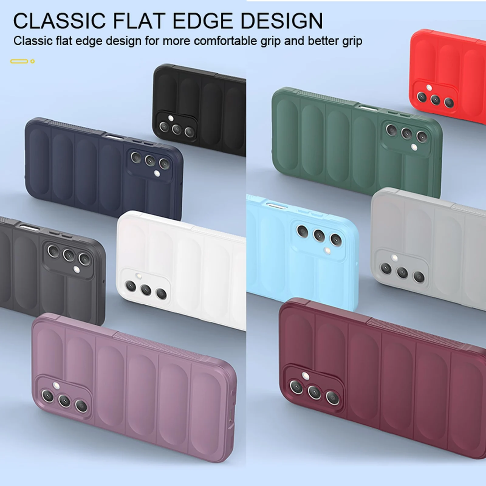 DL3 Mobilak Soft Silicone Protective Case for Samsung Galaxy A15 with Camera Protection and Shockproof Design - Green