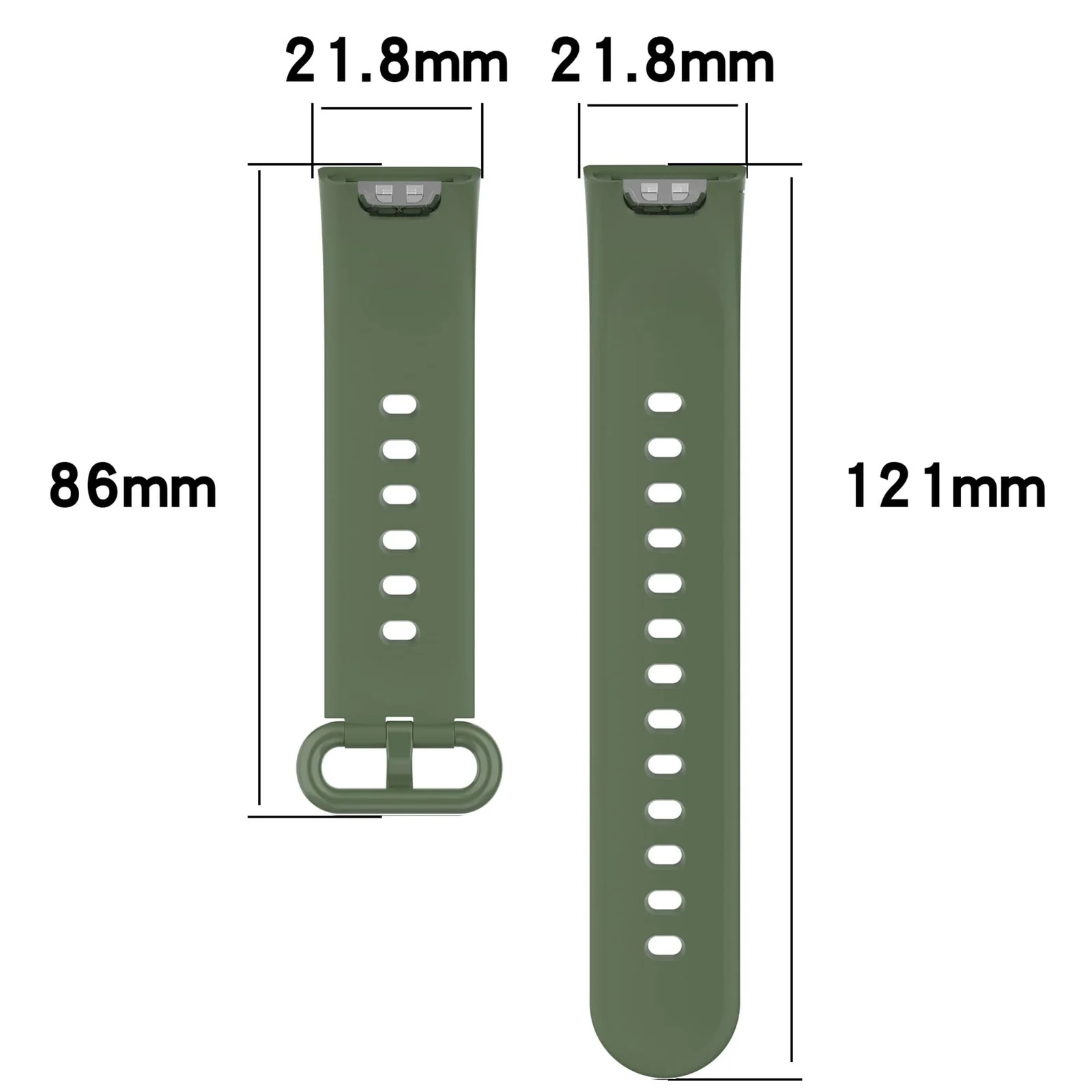 DL3 Mobilak Strap Compatible with Xiaomi Redmi Watch 2 Lite/Poco Watch/Redmi Watch 2 / Horloge 2 Soft Replacement Sport Silicone Strap - Black