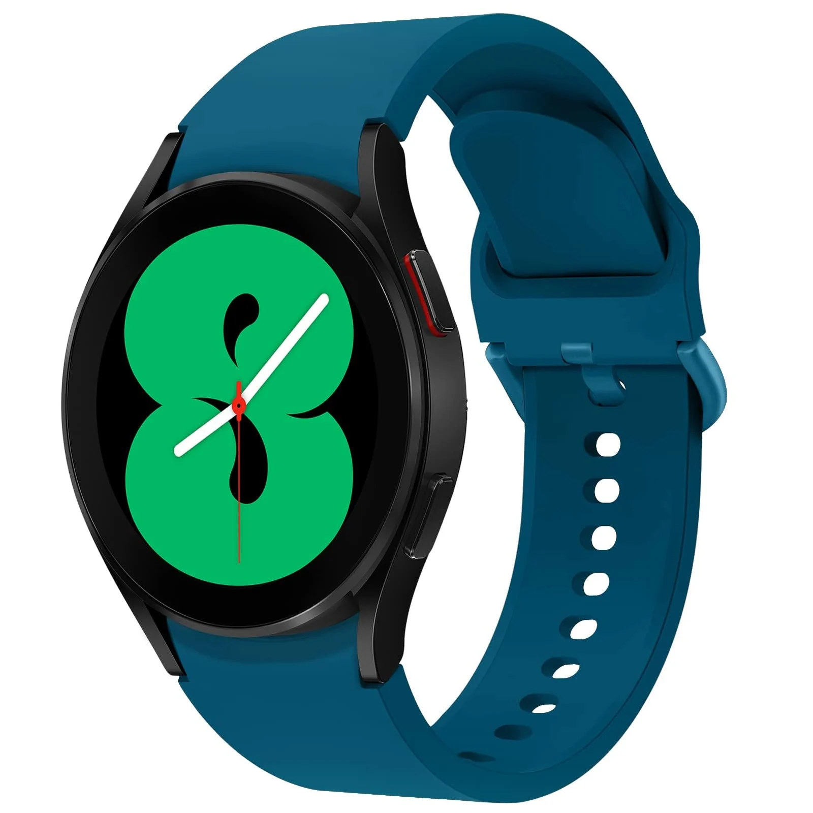 DL3 Mobilak Silicone Buckle Band 22MM Strap For Samsung Galaxy Watch3 45mm/Galaxy 46mm/Gear S3/For Huawei Watch 3/4/GT3 46MM/GT4 46MM/GT2E/GT2 Pro/GT GT2 46MM/Magic Watch2 46mm/Amazfit GTR 2/2e/3/4 - Star Blue