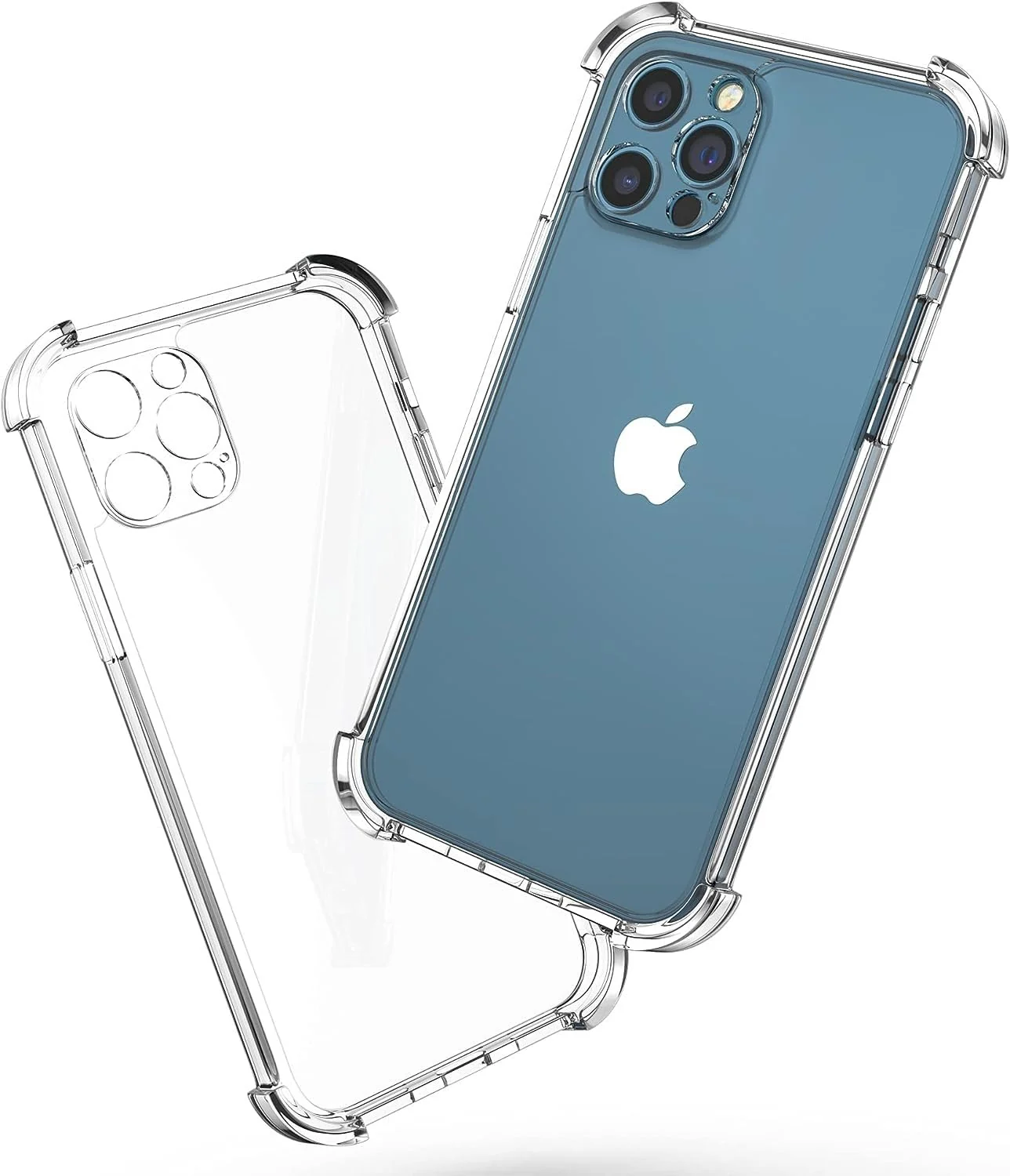 DL3 Mobilak Clear TPU Protective Case for iPhone with Camera Protection and Shockproof Design - Clear