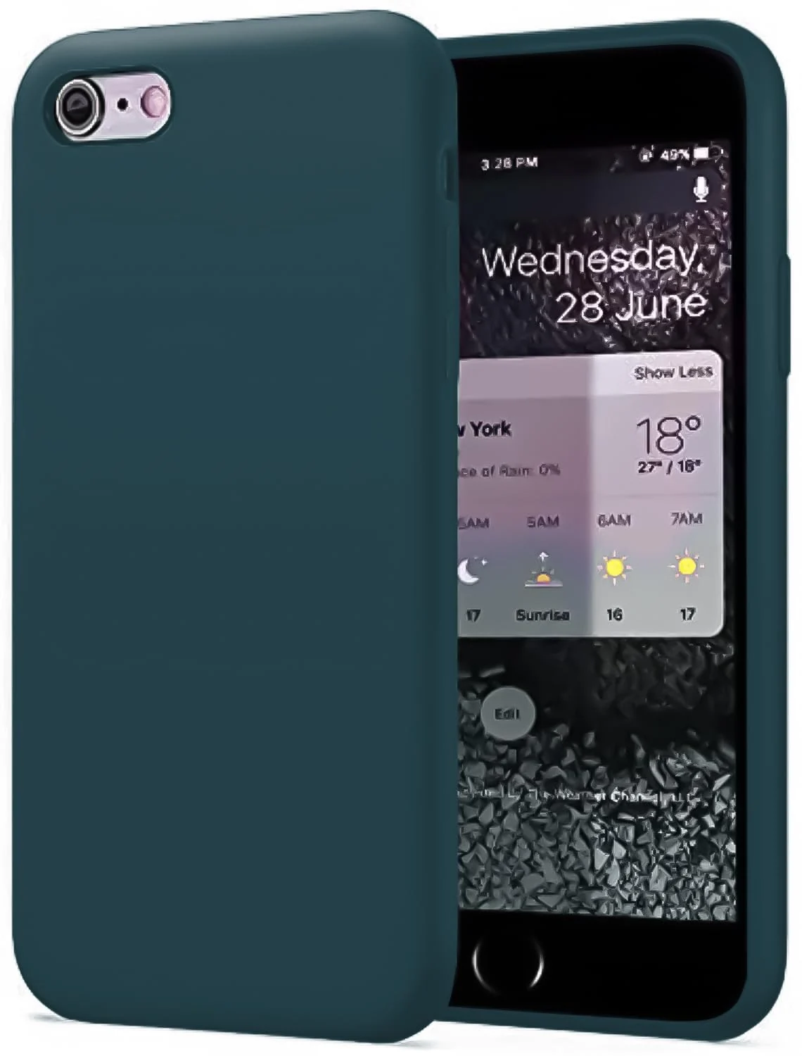 IPhone 6 Plus / 6S Plus — DL3 Mobilak Liquid Silicone Protective Case for iPhone 6 Plus / 6S Plus with Camera Protection and Microfiber Lining