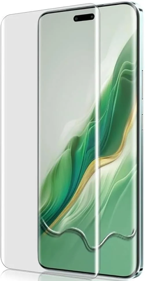 DL3 Mobilak Screen Protector Honor Magic 6 Pro [Liquid UV Tempered Glass] Full Screen adhesive [Sensitive Touch][Fingerprint Sensor Compatible] - Clear