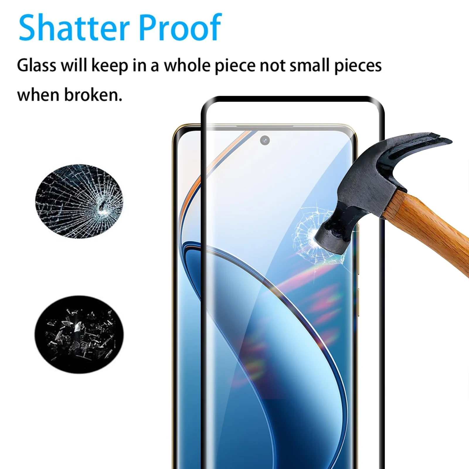DL3 Mobilak Screen Protector for vivo V29e, Tempered Glass Screen Saver Premium HD Protective, Scratch Resistant, NO-Bubble, 9H Hardness, Full Coverage Film - Clear