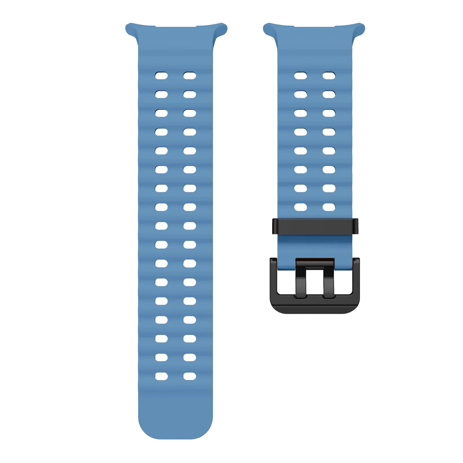 DL3 Mobilak Sport Band Compatible with Samsung Galaxy Watch Ultra Band 47mm Women Men, Breathable Soft Silicone Waterproof Watch Strap Accessories for Samsung Watch 7 Ultra Bands - Official Blue