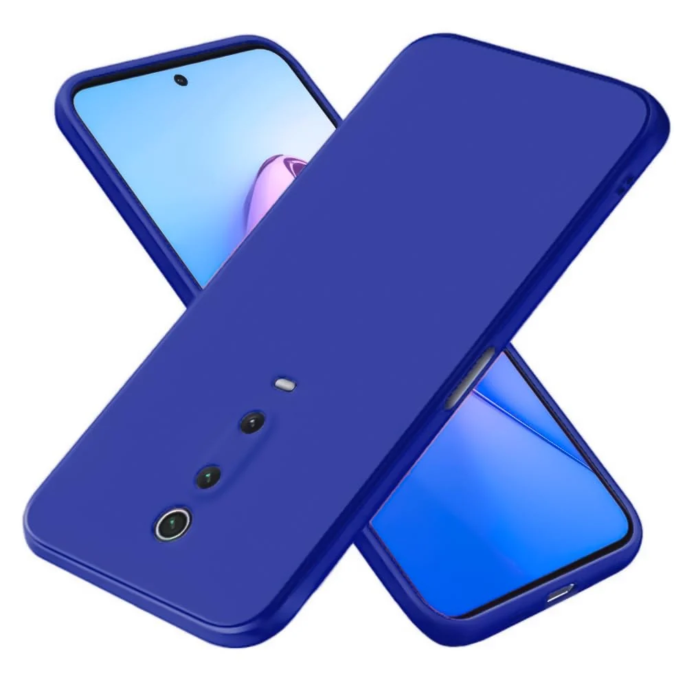 Dl3 Mobilak Compatible with Xiaomi Mi 9T/Mi 9T Pro/Redmi K20/K20 Pro Case, Liquid Silicone Case, Full Body Camera Protective Cover, Shockproof, Slim Phone Case, Soft Microfiber Lining - Black