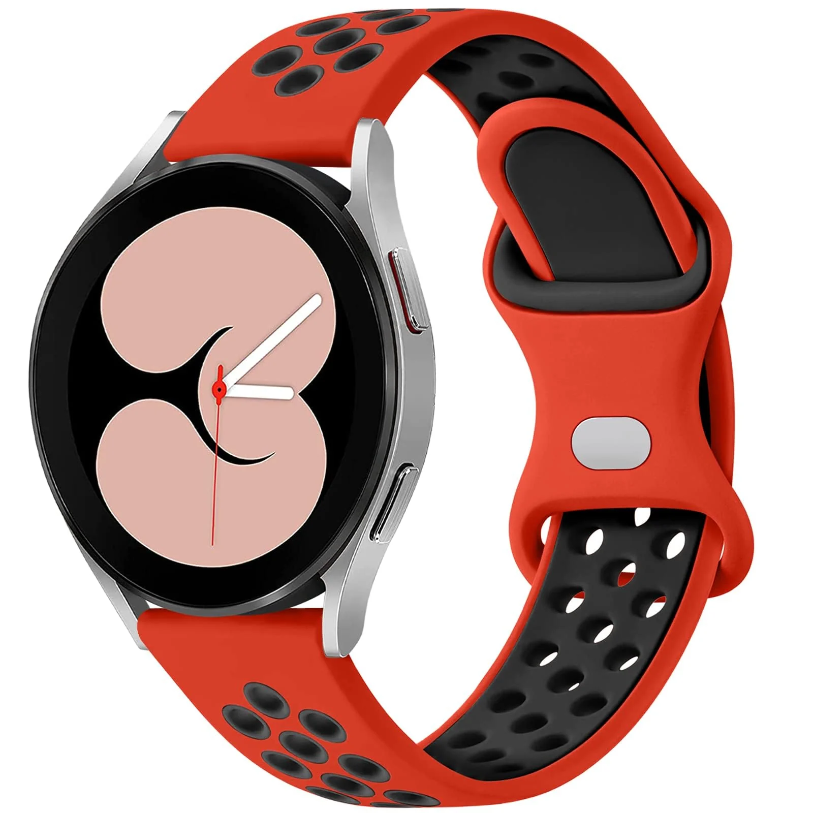 Dl3 Mobilak Silicone Sport Bands 20MM Strap For Samsung Gear Sport/Watch 4/Watch 5/Watch 5 Pro/S2 classic/active 2 40MM 44MM/Amazfit GTS 3/4/4 Mini/Bip 3/Pro/GTS 2 mini/GTS 2e/Bip U (Black & Lemon)