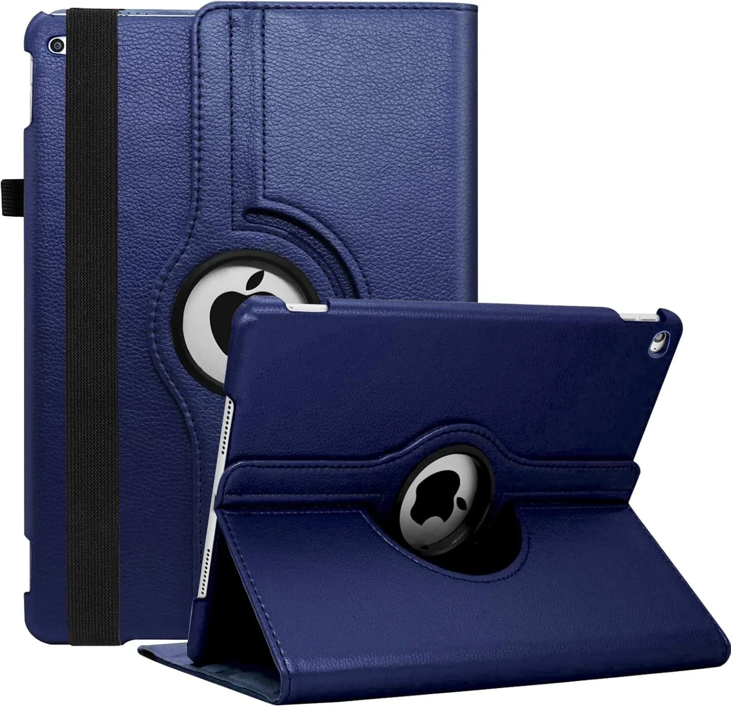 DL3 Mobilak Protective Cover for iPad 9.7 2018 2017 / iPad Air 2 / iPad Air, 360° Rotatable Smart Stand, Leather Folio Flip Cover with Multi-Angle Viewing, Auto Wake Sleep