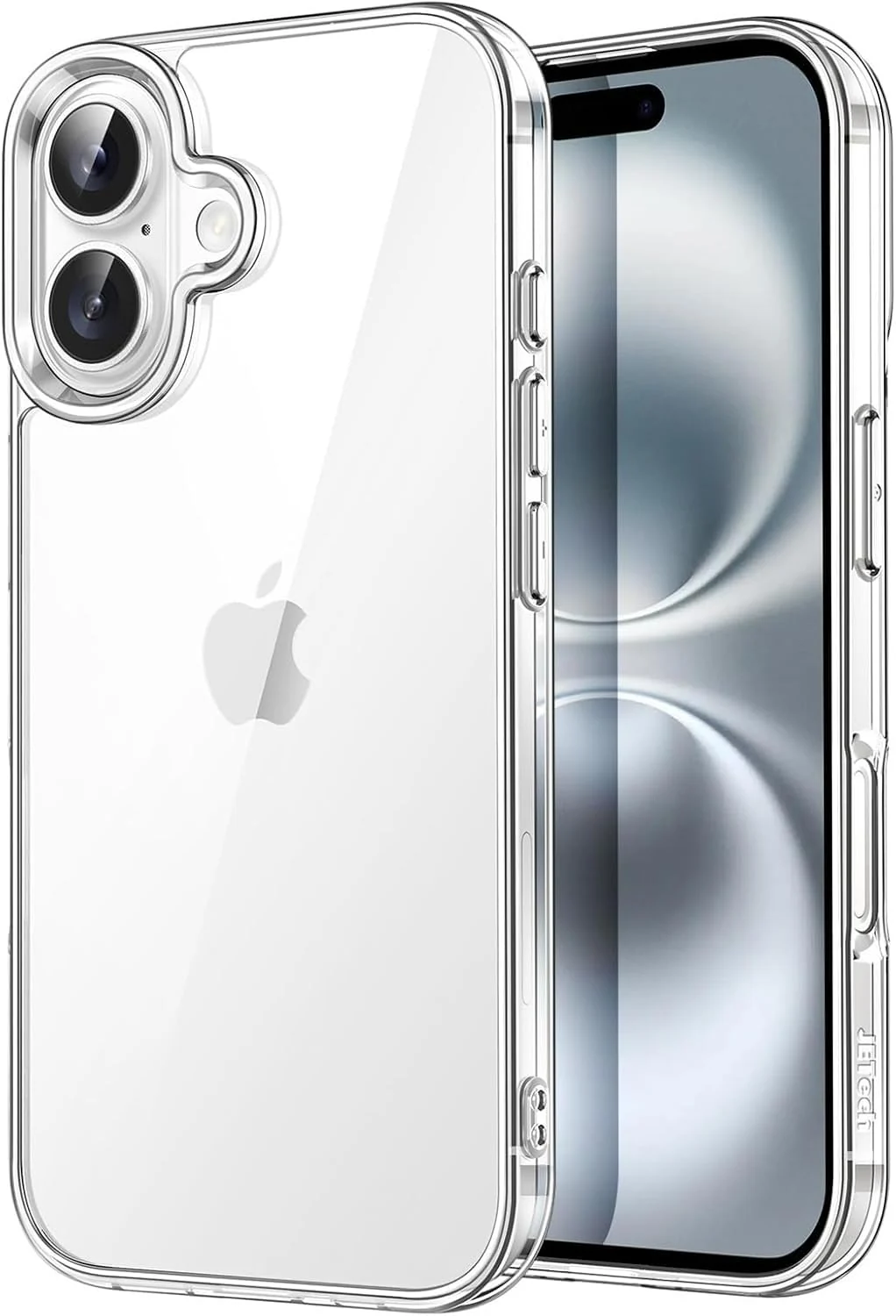 DL3 Mobilak Clear TPU Case for iPhone 16, Camera protection, Shock-absorbing protection, Scratch-resistant surface - Clear