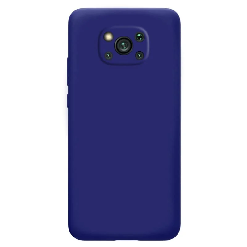 Dl3 Mobilak Xiaomi Poco X3 / Poco X3 pro Case,Soft Flexible Silicone Gel Rubber Bumper Cover,Slim Fit Full Body Shockproof Protective Phone Case (Purple)