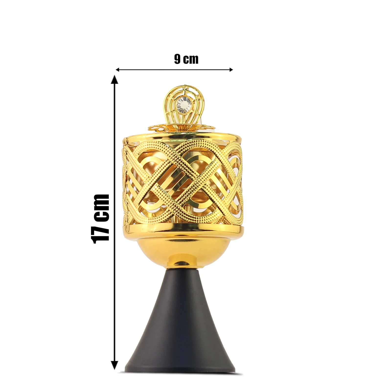 Mobigon Charcoal Incense Burner, Bakhoor Burner, Oud Frankincense Incense Burner, Vintage Arabic Burner, Suitable For Arabian Oud, Yoga, Spa and Aromatherapy, Office & Home Decor - Style 36