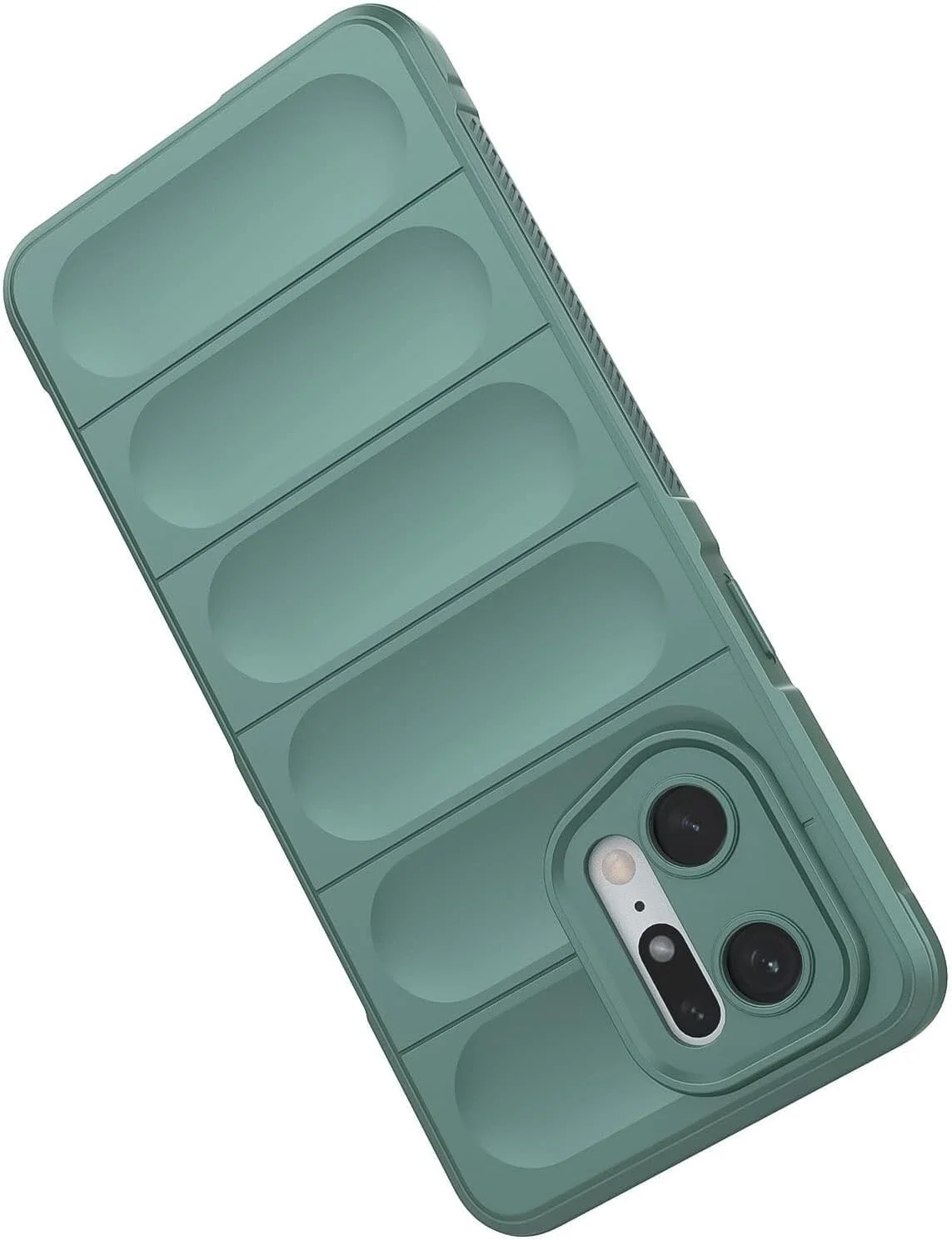 DL3 Mobilak Rugged Protective Case for OPPO Find X5, Camera protection, Shock-absorbing protection, Non-slip grip - Green