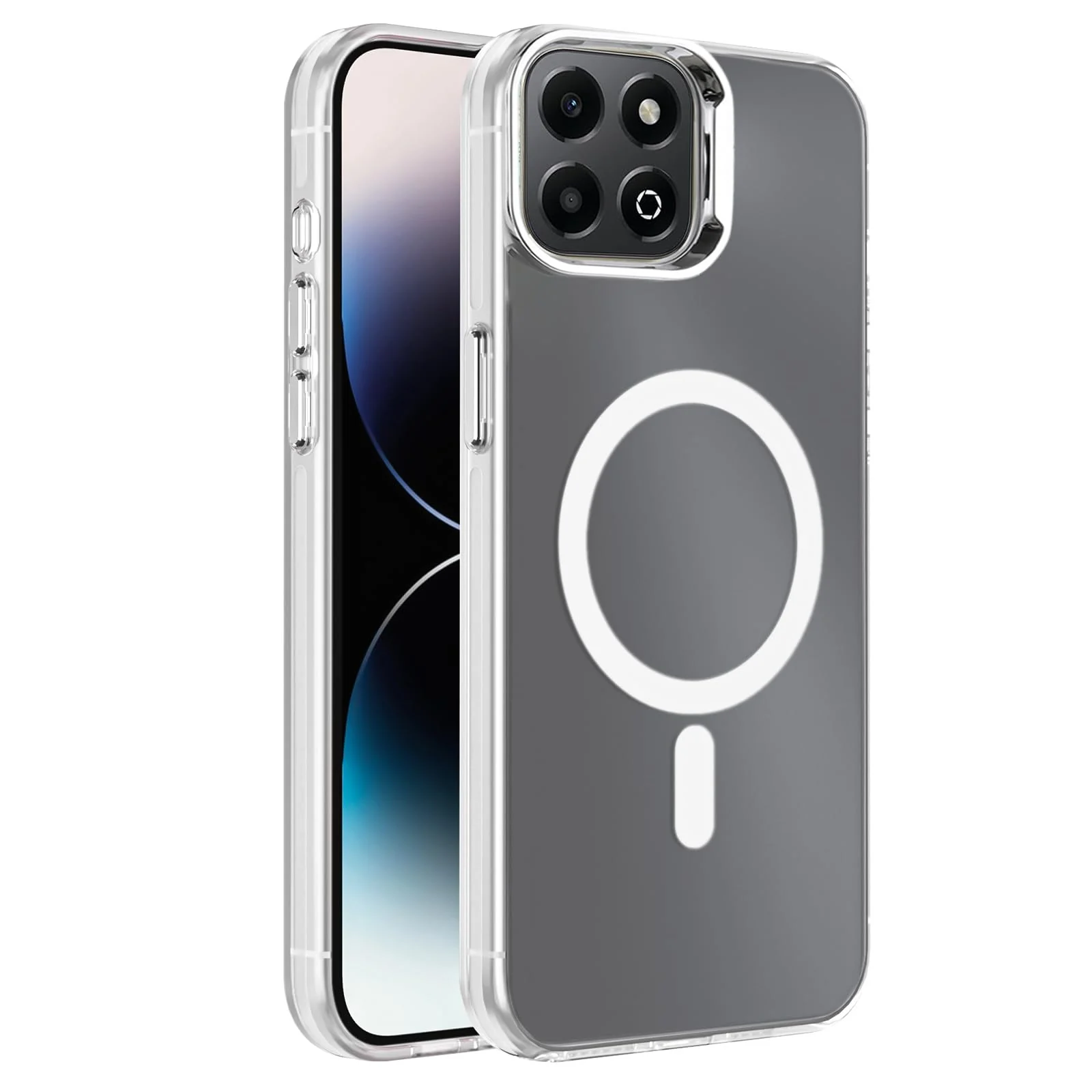 DL3 Mobilak Case For HONOR X6b Case Crystal [Not Compatible with MagSafe] Soft TPU Gel Case Flexible Silicone Anti-Scratch TPU Cover - Clear